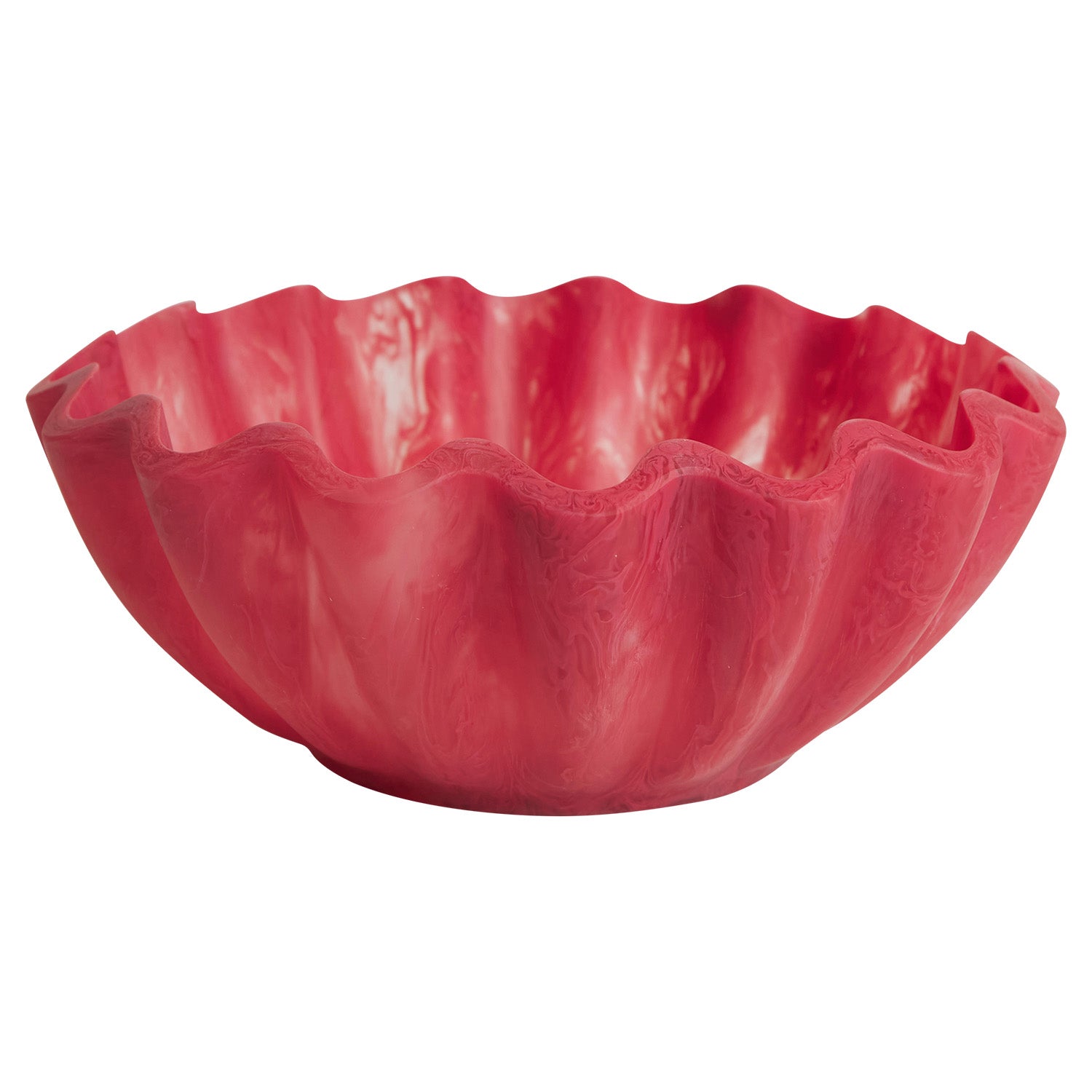 Venus Bowl - Premium Raspberry Serving Bowl for Desserts, Salads & Snacks | Elegant Tableware for Parties, Picnics & Home Dining