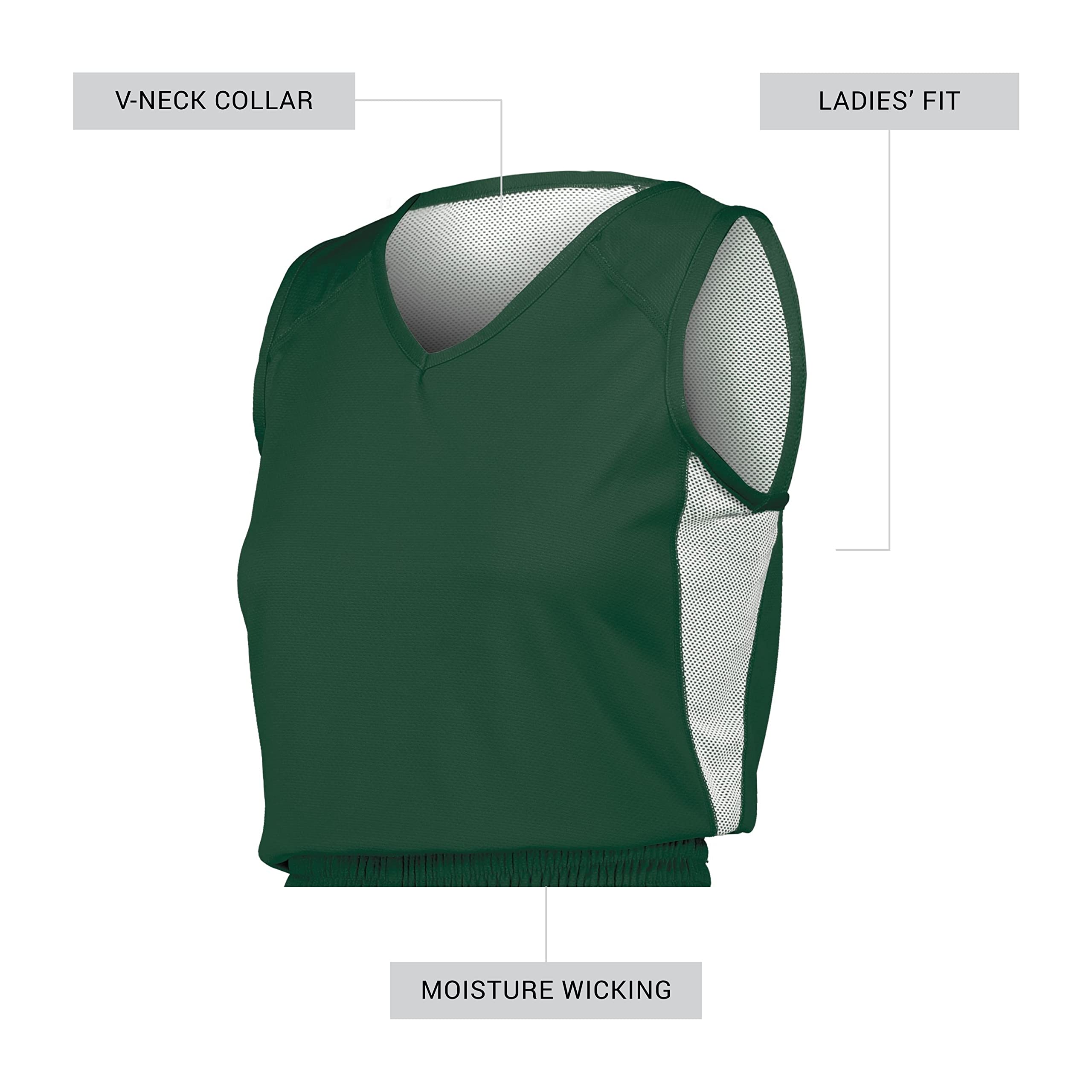 Russell Athletic Women's Reversible Basketball Jersey - Breathable Single Ply Mesh for Training & Games - Perfect for Team Sports, Gym Workouts and Casual Wear