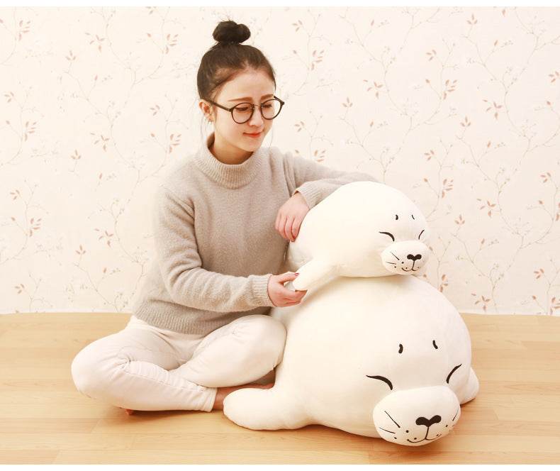 Cute Sebastian the Seal Stuffed Animal Plush Toy - Soft & Huggable Gift for Kids, Adults, Collectors | Perfect for Birthdays, Christmas, Nursery Decor & Cuddling