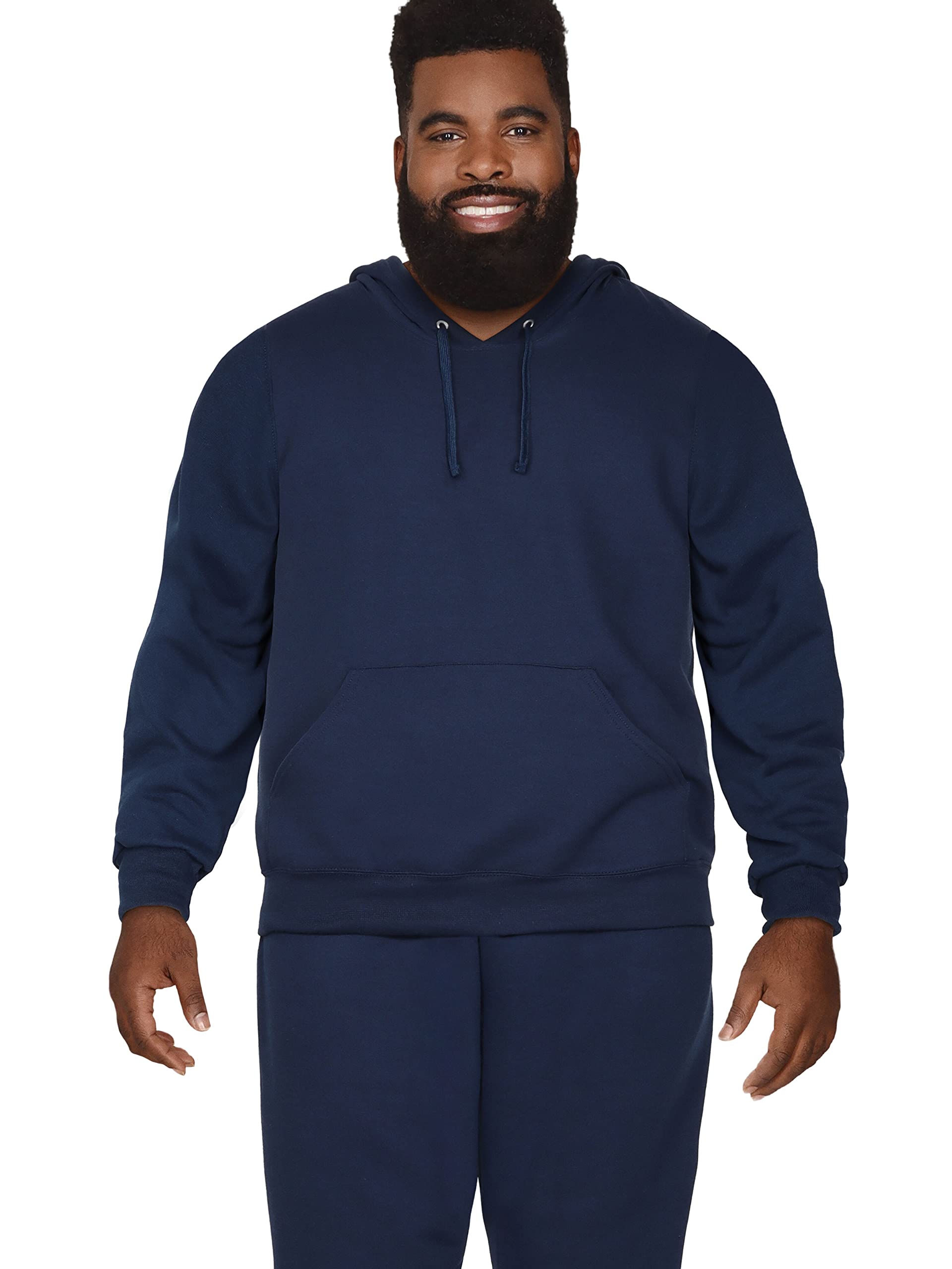 Fruit of the Loom Men's Eversoft Fleece Hoodie - Moisture Wicking, Breathable Pullover Hooded Sweatshirt for Casual Wear, Gym & Outdoor Activities
