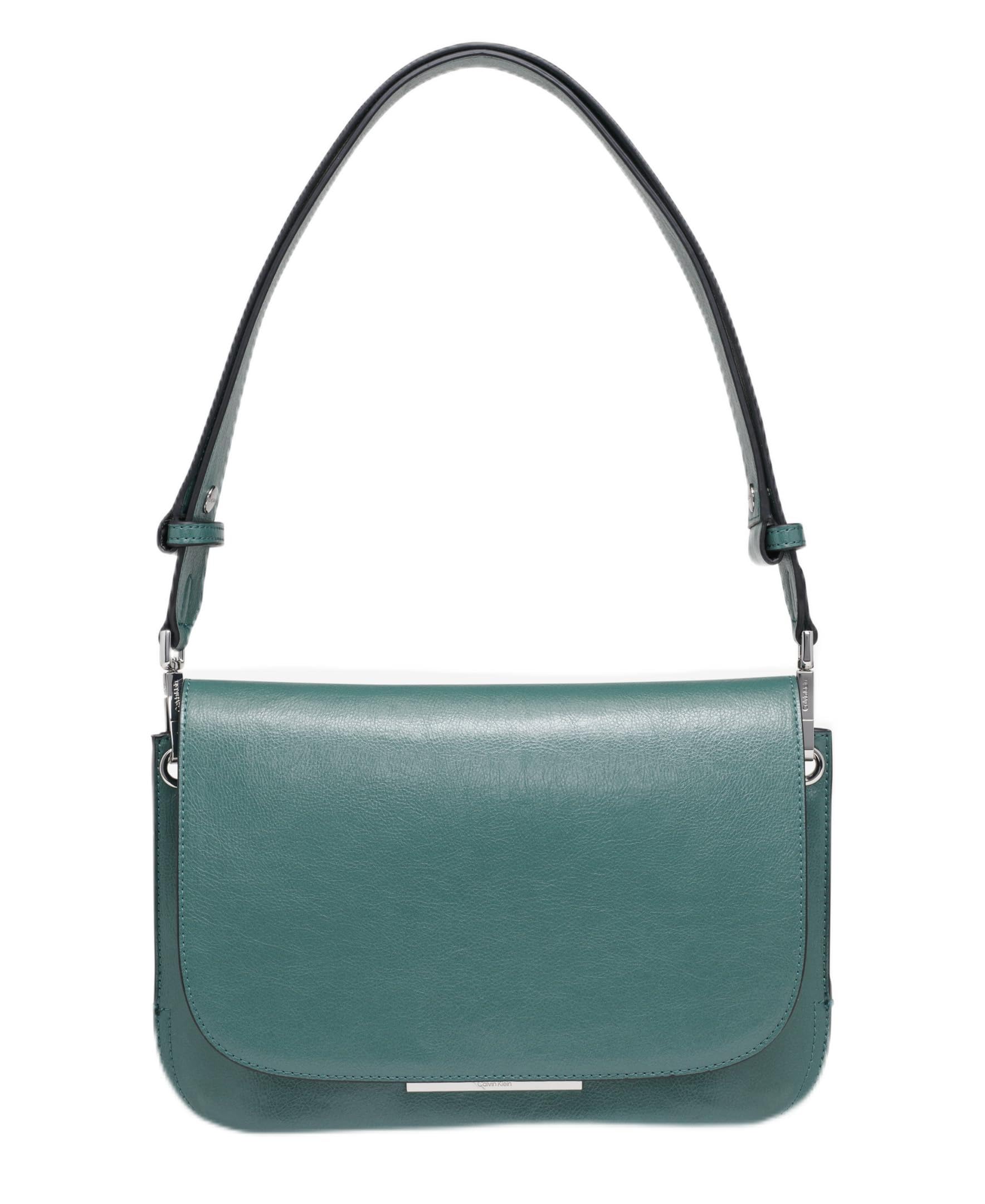 Calvin Klein Comet Convertible Crossbody & Shoulder Bag for Women | Fashionable Convertible Purse for Everyday Use, Travel & Work | Stylish Leather Handbag with Adjustable Strap