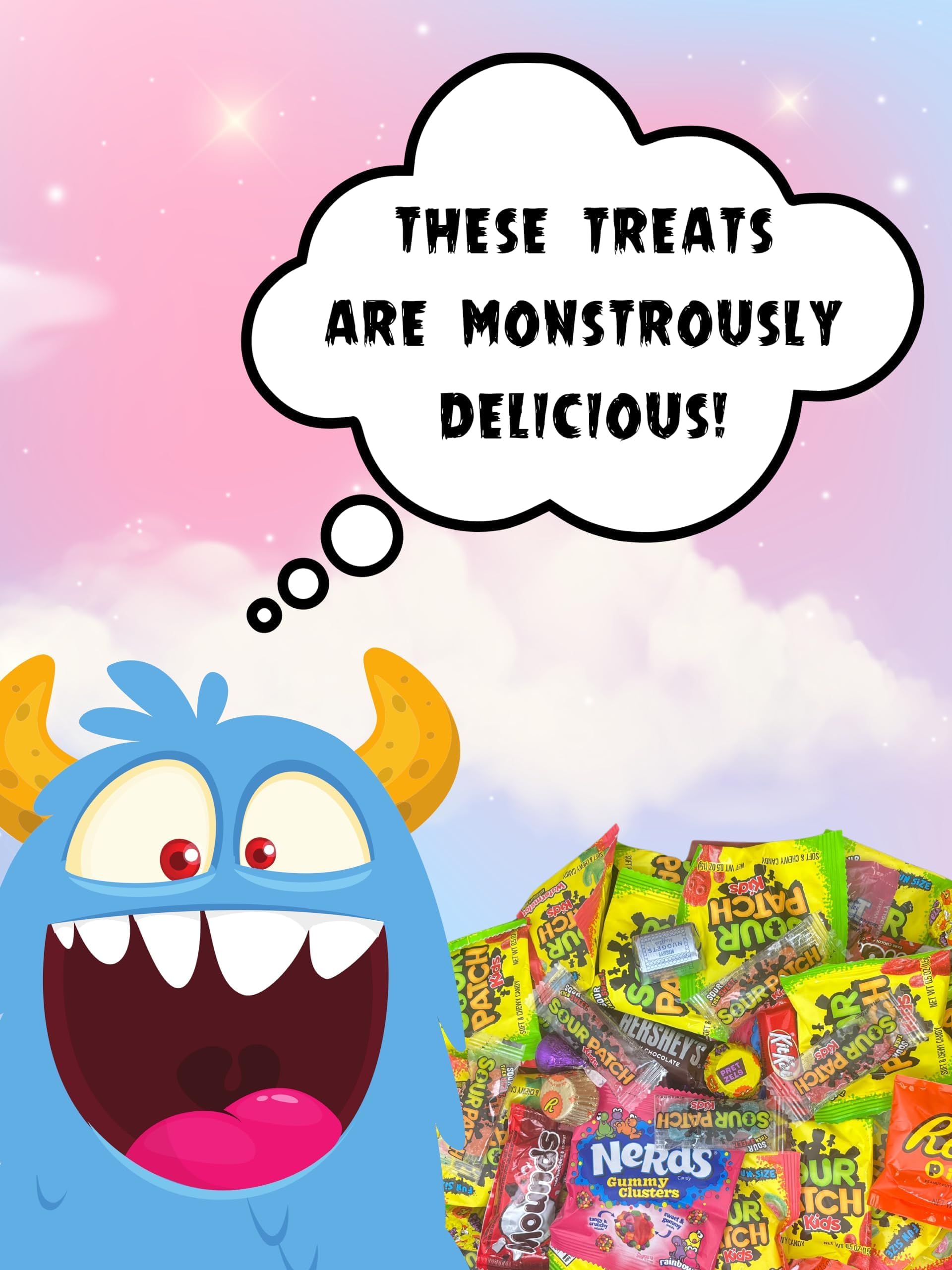 20 lb Bulk Chocolate and Candy Variety Pack - Individually Wrapped Pinata Stuffers & Party Favors for Kids - Perfect for Birthday Parties, Halloween Treats & Goodie Bags