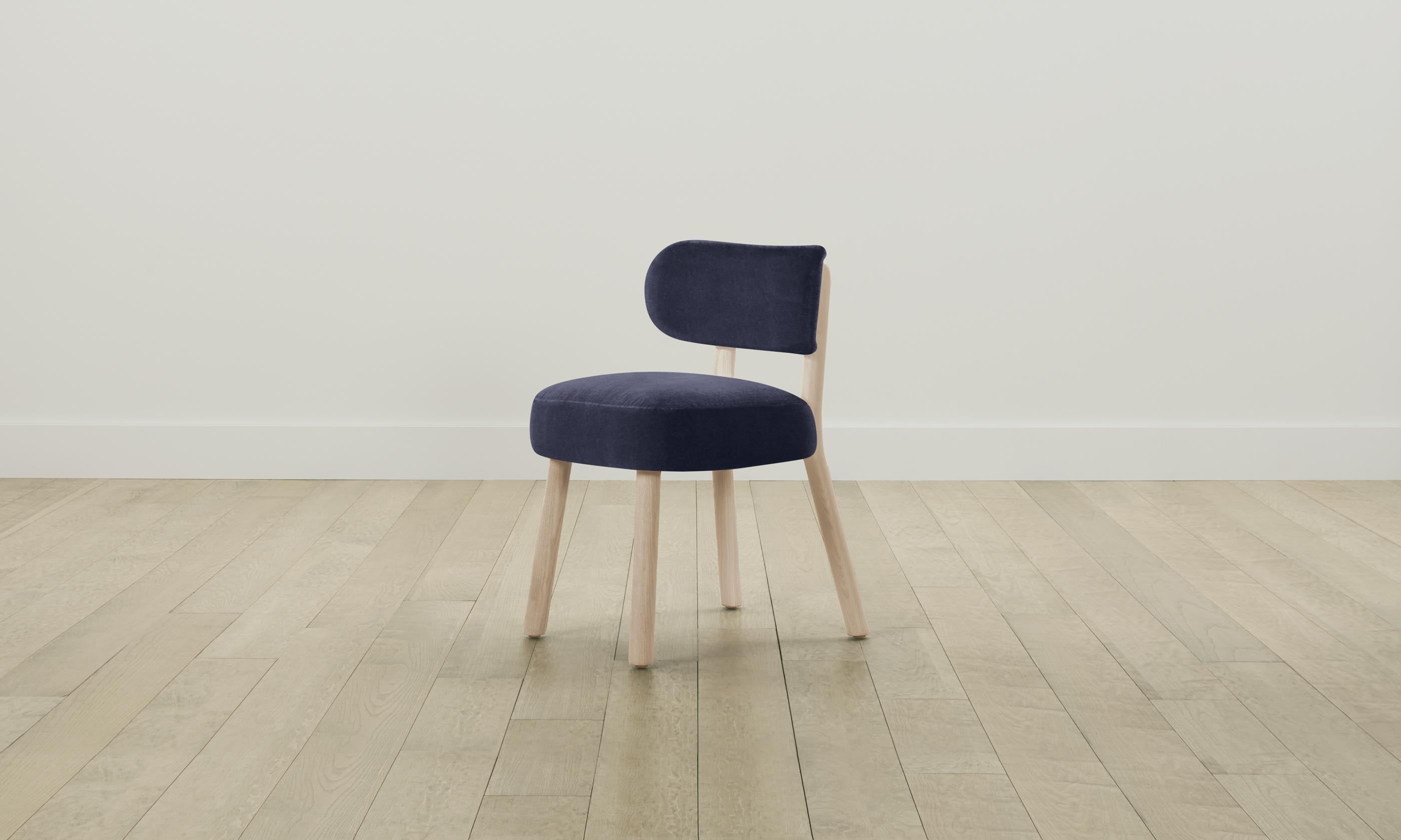 The Jane Dining Chair - Premium Performance Velvet in Midnight Blue for Elegant Dining Rooms & Home Decor
