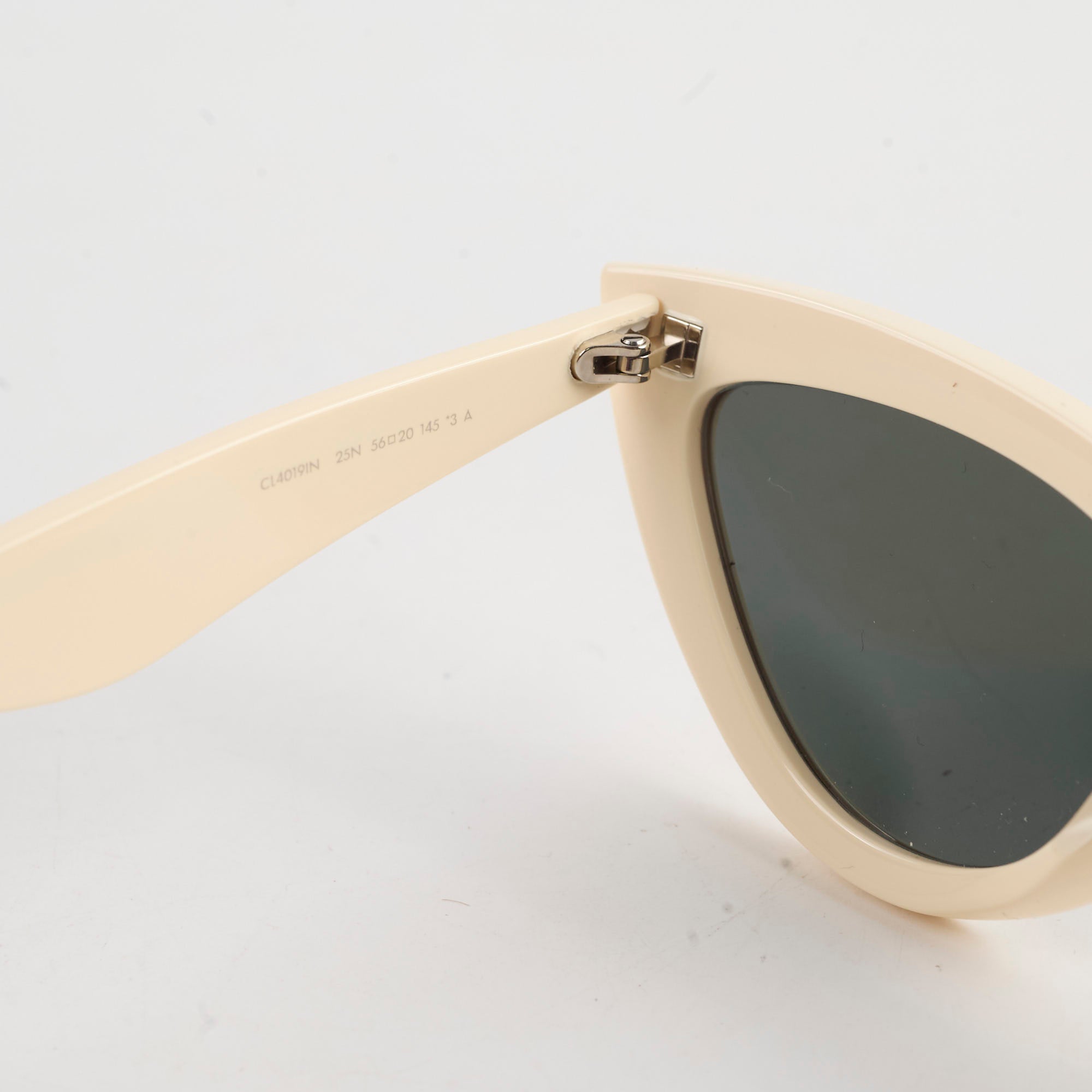 Celine Cream Sunglasses for Women - Luxury Designer Shades for Summer, Beach & Outdoor Fashion