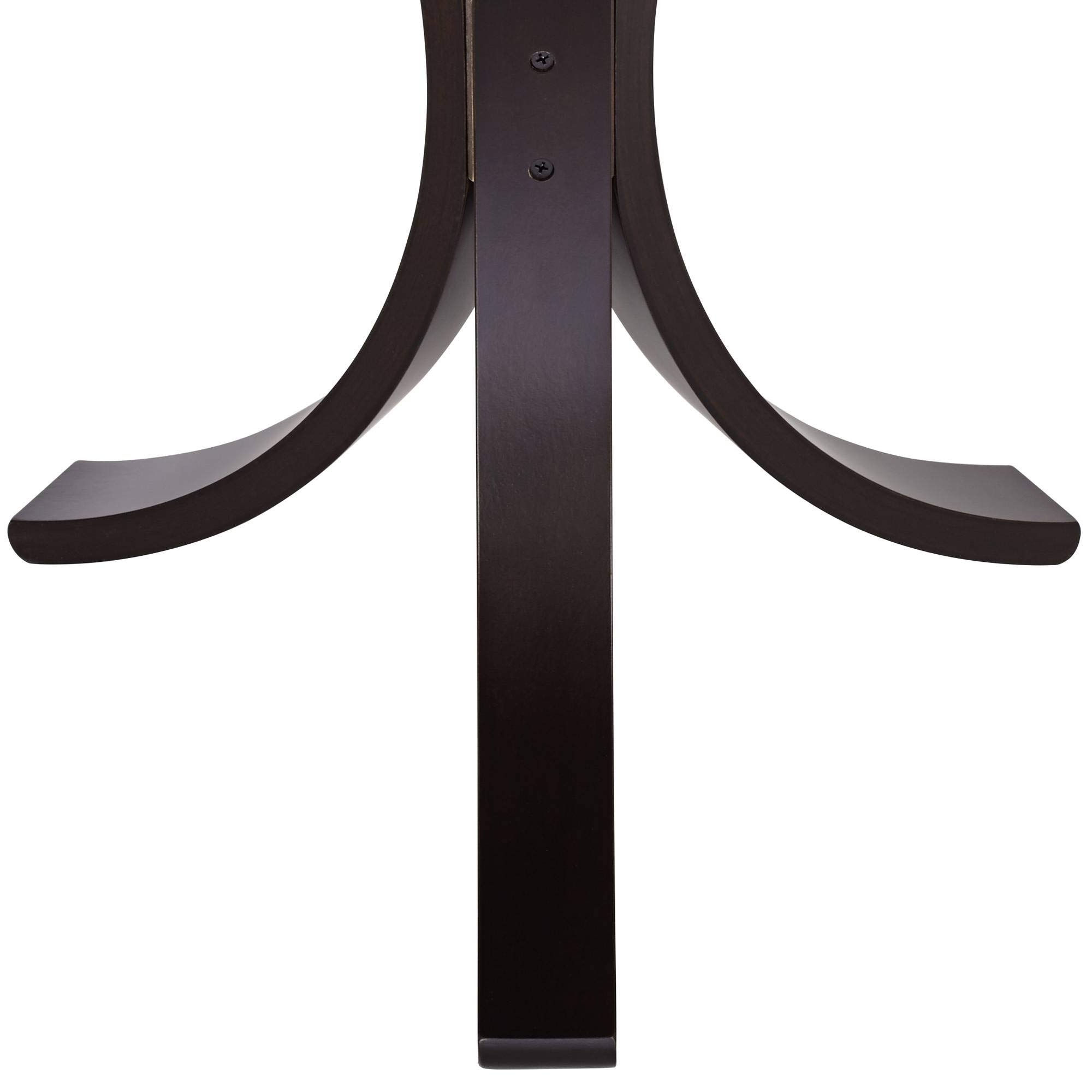 Studio 55D Niles Modern Bent Wood Round Accent Table - 17.75