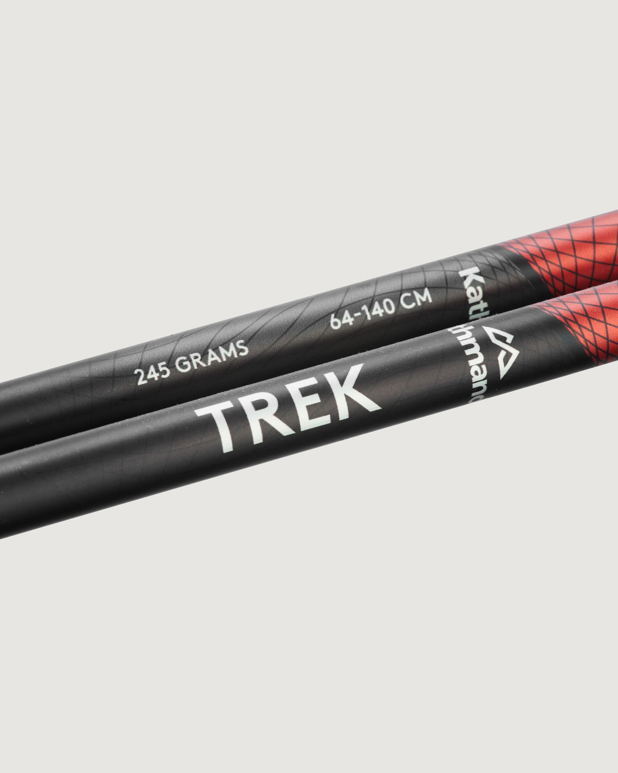 Fizan Trekking Poles Pair - Lightweight Adjustable Hiking Sticks for Men & Women, Black/Red - Perfect for Mountain Climbing, Backpacking & Outdoor Adventures