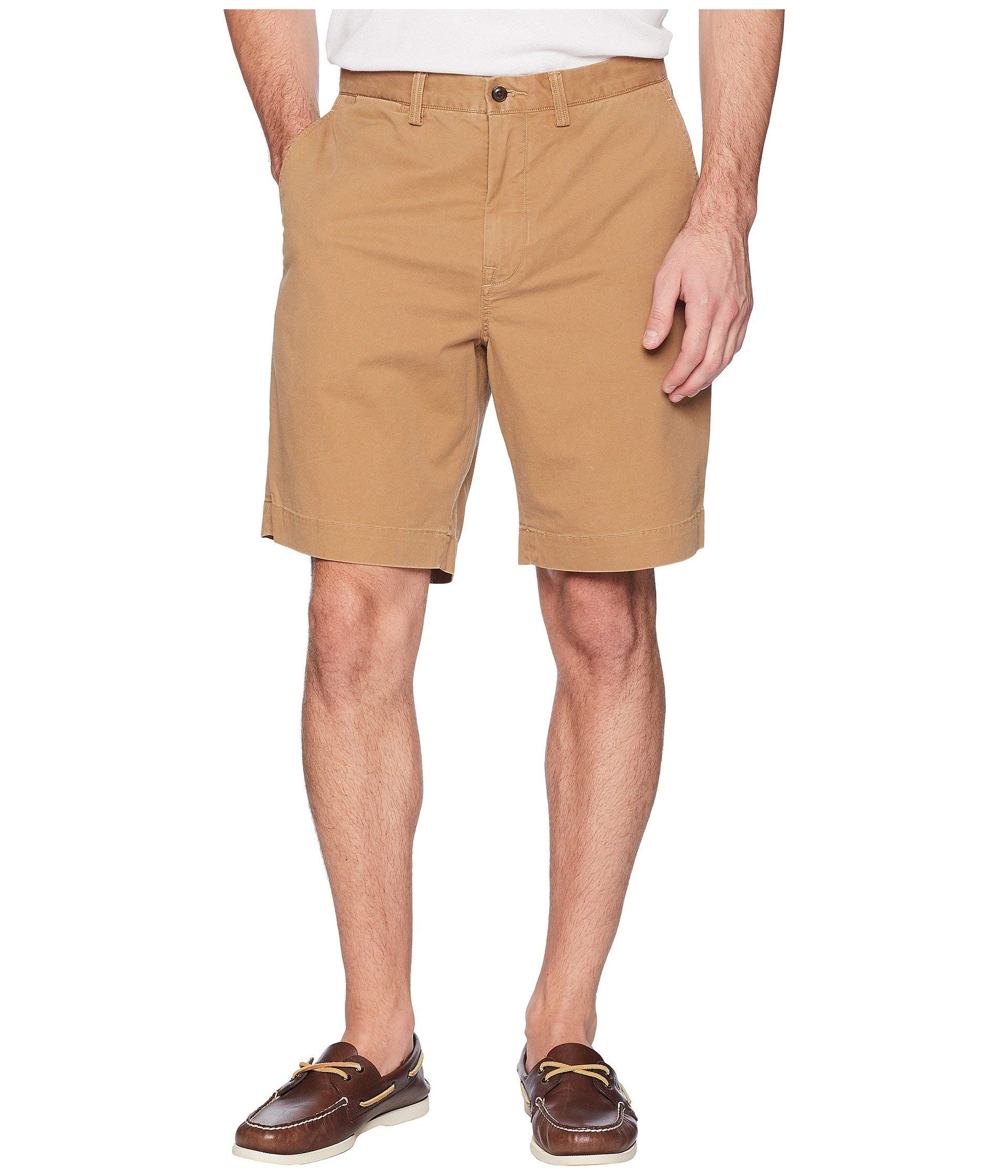 POLO RALPH LAUREN Men's Stretch Chino Shorts - Ghurka Style in Tan Size 34 | Comfortable Casual Summer Wear for Outdoor Activities & Beach Vacations
