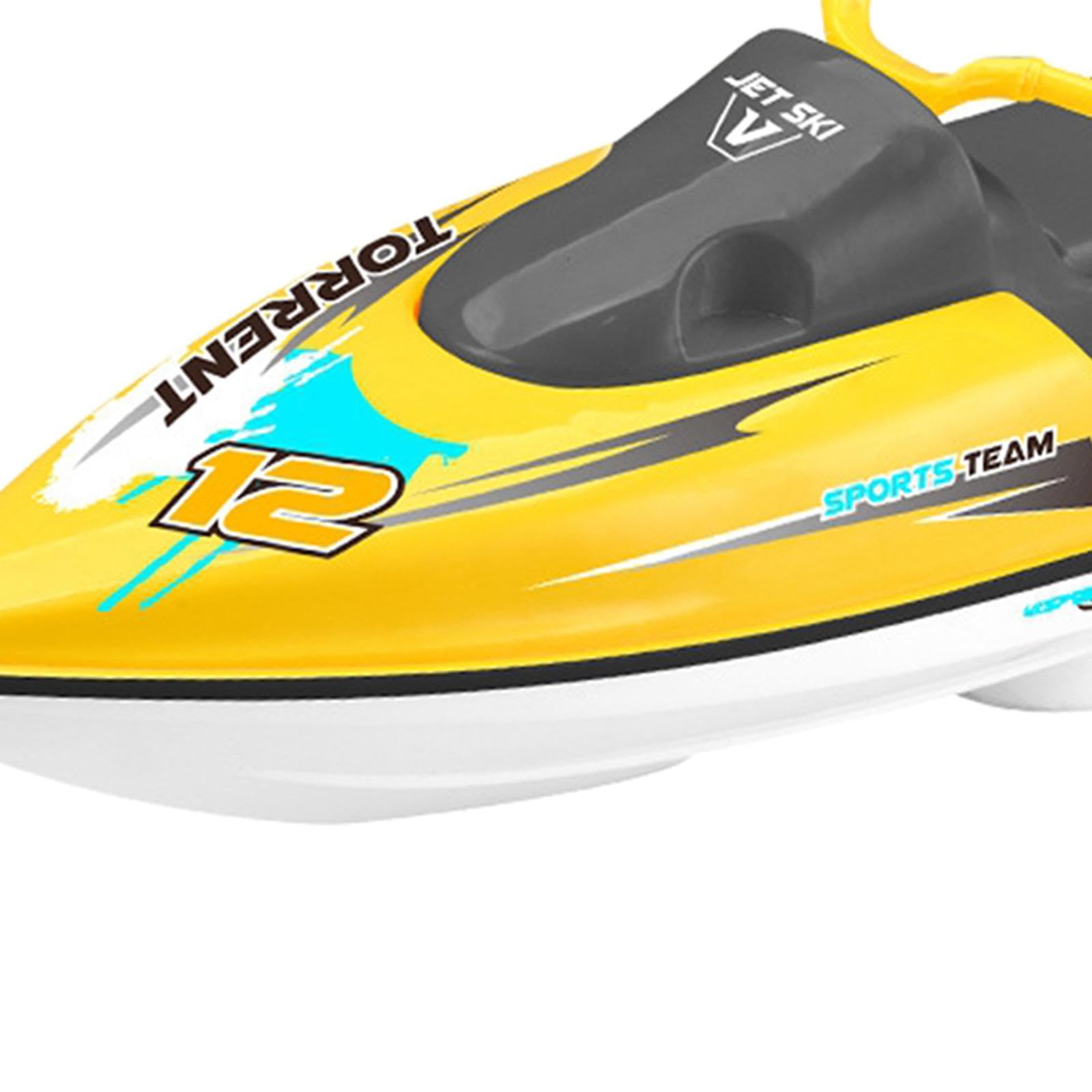 **MagiDeal Electric Speed Boat Toy for Kids - Remote Control Water Racing Boat, Fun Bath Toy & Pool Toy for Toddlers, Perfect Gift for Boys & Girls (Yellow) - Great for Bath Time, Pool Parties & Outdoor Water Play**