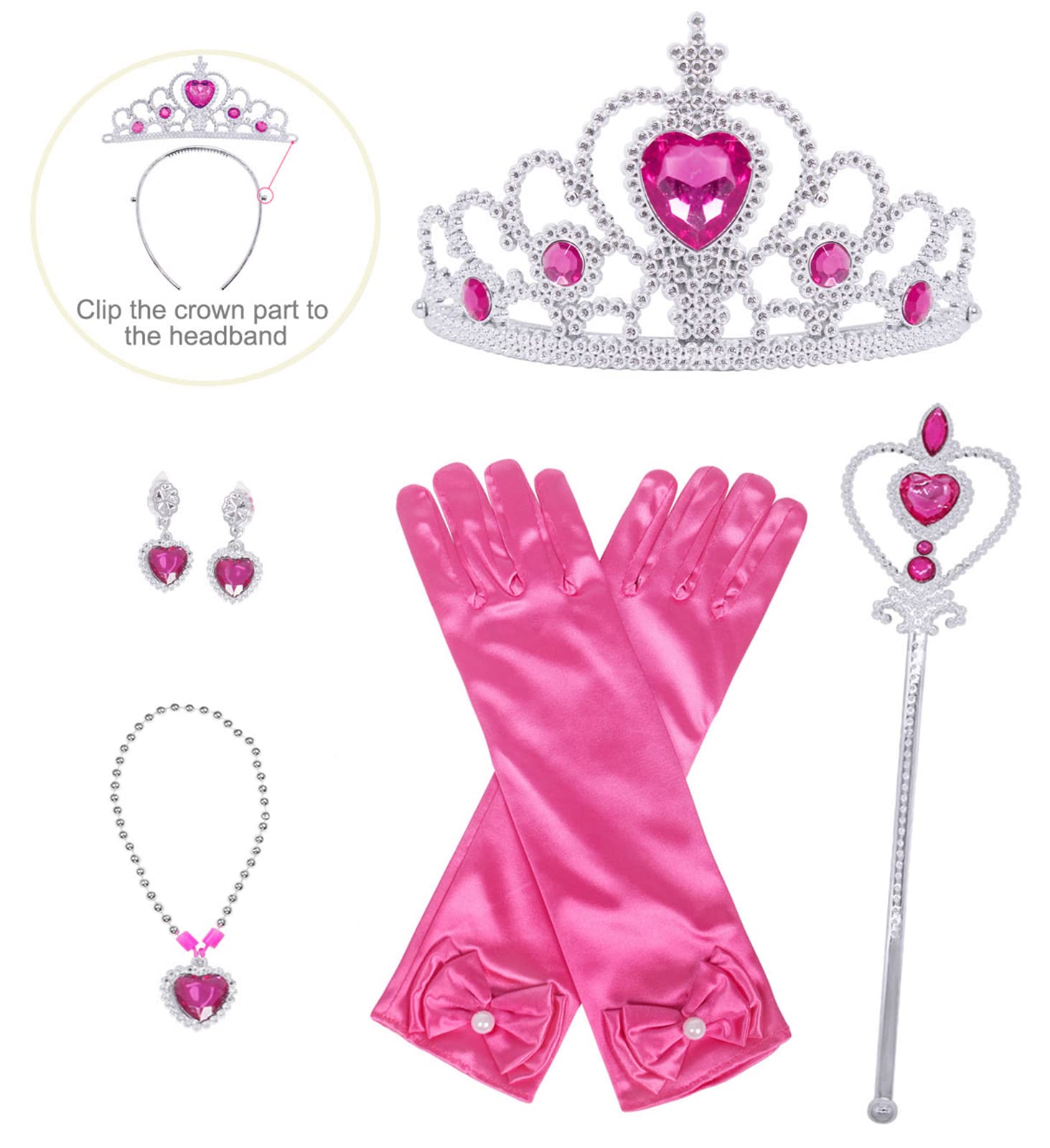 Elegant Pink Princess Dress for Little Girls - Halloween, Birthday Party Costume & Kids Formal Dress | Perfect for Dress-Up, Photo Shoots & Special Occasions