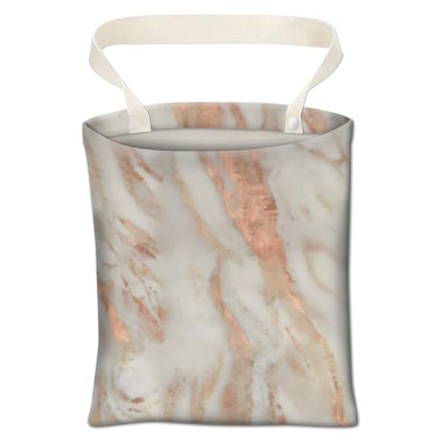 Rose Gold and Eggshell Marble