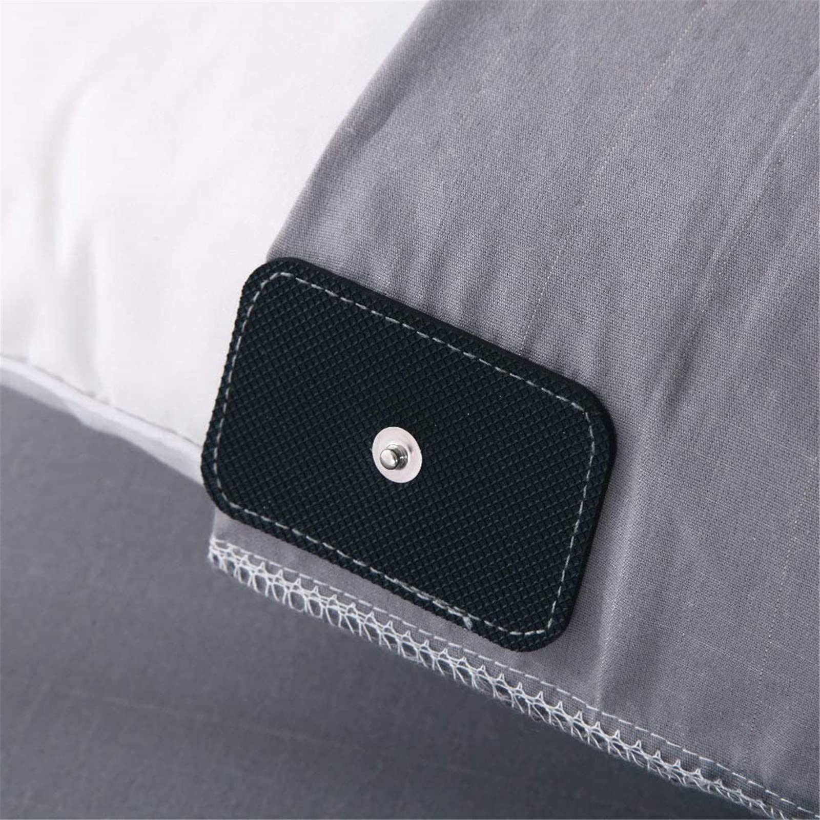 Earthing Grounding Fitted Sheet with Earth Connection Cable - Pure Silver Fiber Conductive Bed Sheet for Better Sleep & Pain Relief | Perfect for Home, Travel & Camping