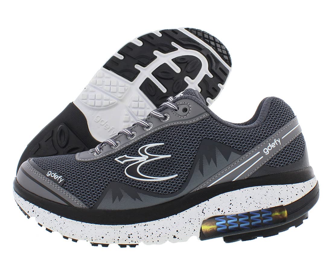 Gravity Defyer Proven Pain Relief Men's G-Defy Mighty Walk Athletic Sneakers - Comfortable Walking Shoes for Knee Pain, Plantar Fasciitis & Joint Support - Ideal for Work, Travel & Daily Activities