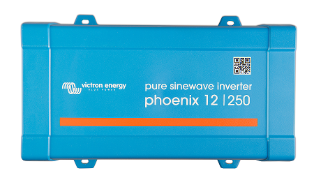 Victron Energy Phoenix Inverter 12V 250W Pure Sine Wave Power Inverter with VE.Direct for Home, RV, and Marine Use - 230V AU/NZ Version