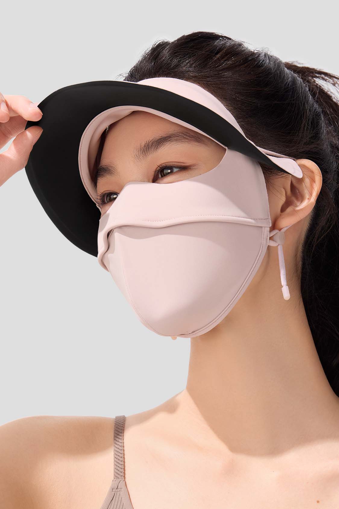 DermaCare UPF50+ Full Face Sun Protection Mask - Advanced UV Blocking for Outdoor Activities, Hiking, and Beach Trips