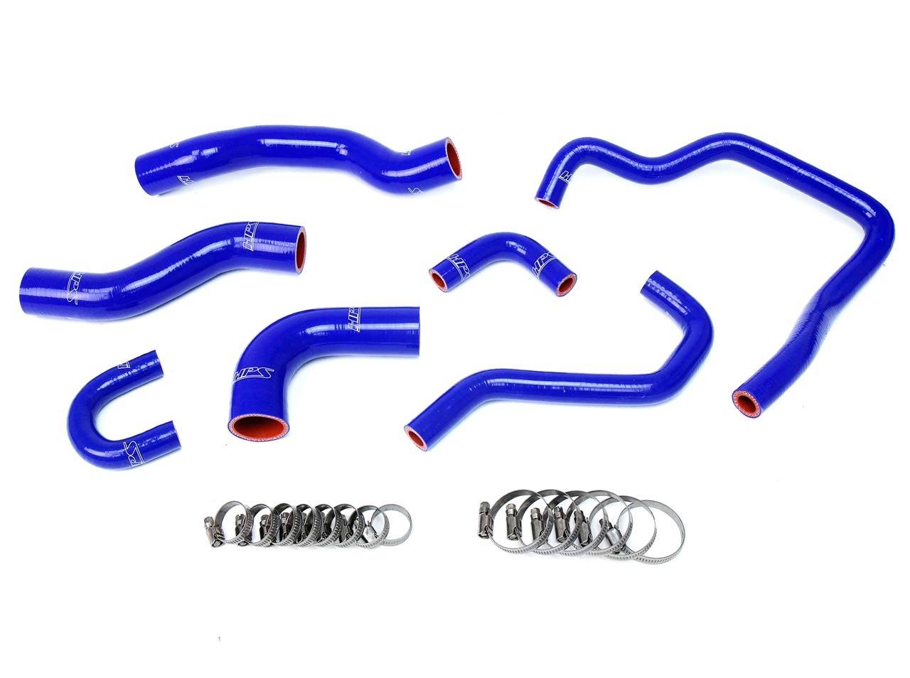 HPS 57-1478-BLUE Blue Silicone Radiator and Heater Hose Kit - High Performance Coolant Hose Replacement for Cars, Trucks & SUVs - Perfect for Engine Cooling System Upgrades & Maintenance