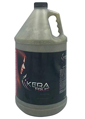 Professional Keratin Treatment Chocolate 3.7 Liters (1 Gallon 128 oz) - Kerafruit Keratina for Salon-Quality Hair Smoothing & Repair - Perfect for Home Use & Professional Stylists