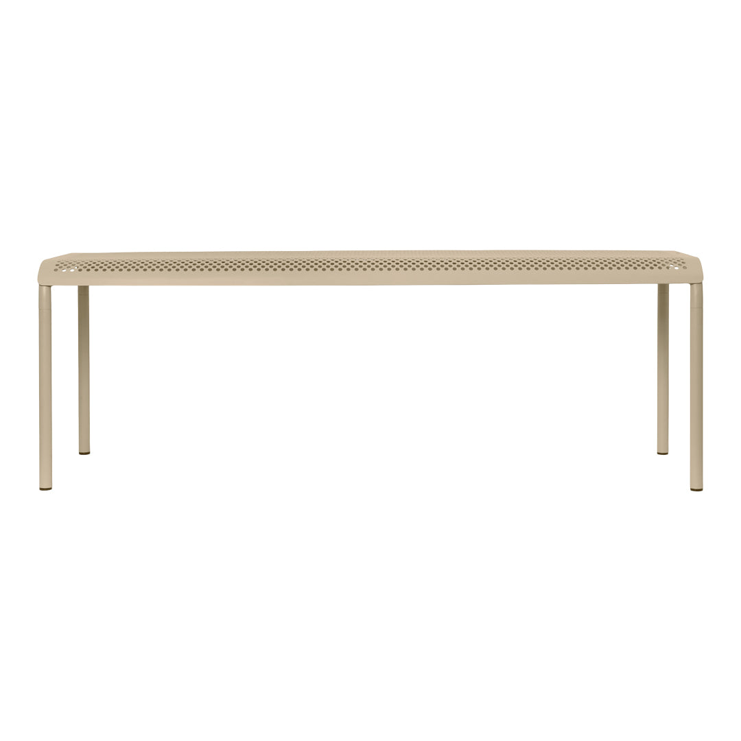 Ferm Living Dapple Bench - Modern Wooden Entryway Bench with Unique Pattern for Hallway, Living Room & Bedroom Decor