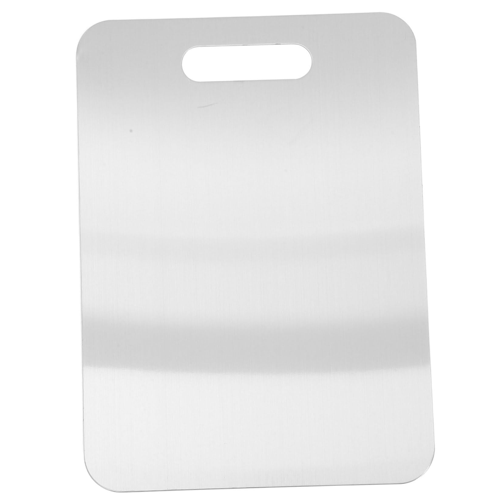 Premium Stainless Steel Cutting Board - Large Dough & Pastry Board with Hanging Hole, Non-Slip Chopping Mat for Kitchen, Fruits & Vegetables | Heavy Duty Chopping Block for Baking, Meal Prep & Professional Cooking