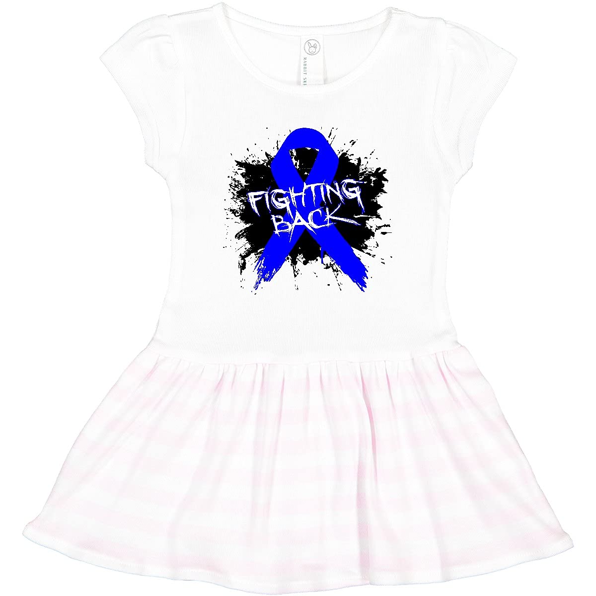 Inktastic Colon Cancer Awareness Toddler Dress - Cute & Comfortable Kids Outfit for Support & Fundraising Events