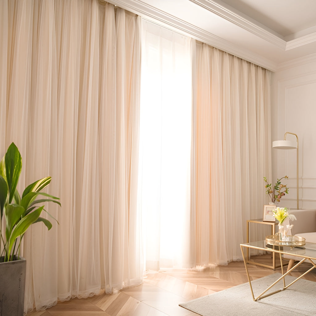 Armani Two Layer Blackout Curtains for Bedroom - Custom Room Darkening Window Drapes for Better Sleep & Light Control - Perfect for Nursery, Home Theater & Shift Workers