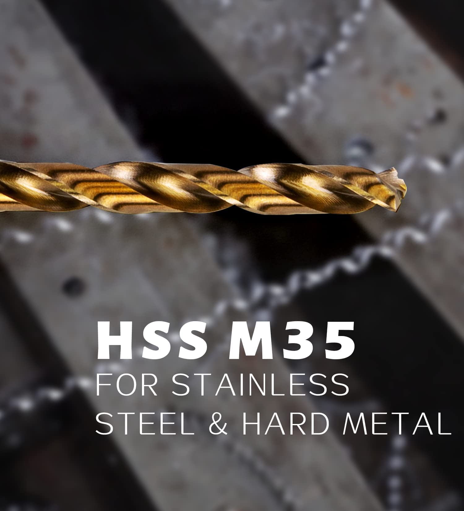 Premium 29-Piece HSS Cobalt Drill Bit Set with Triangle Shank & Golden Ratio Tip - Industrial Strength Metal Drilling Bits for Steel, Iron, Wood & Plastic - Perfect for Professional Contractors, DIY Projects & Home Repairs