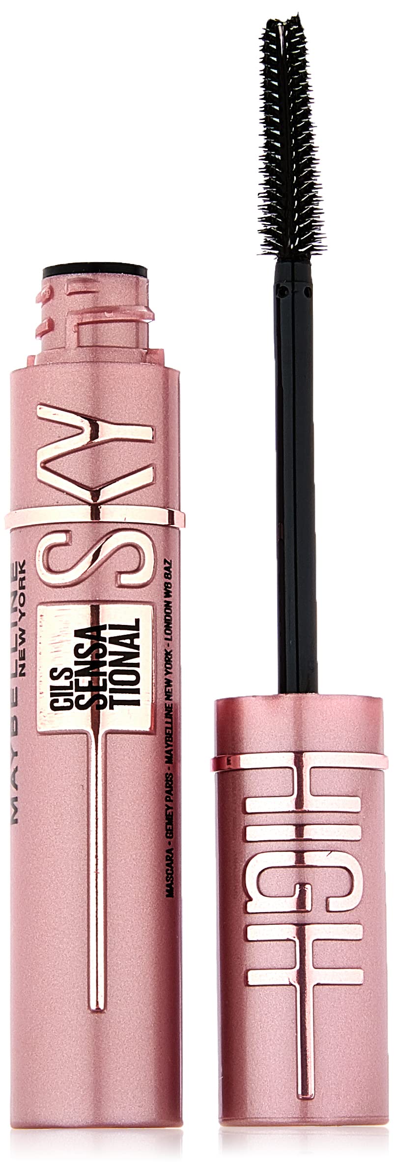 Maybelline New York Lash Sensational Sky High Mascara - Very Black - 2 Pack (Volumizing & Lengthening for Dramatic Lashes) - Perfect for Day to Night Makeup & Special Occasions