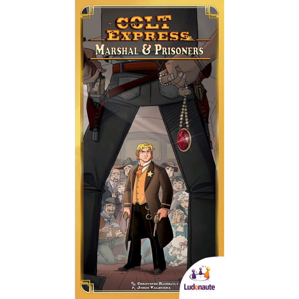 Colt Express: Marshal & Prisoners Expansion - Wild West Strategy Board Game for Adults & Families | Perfect for Game Nights & Western-Themed Parties