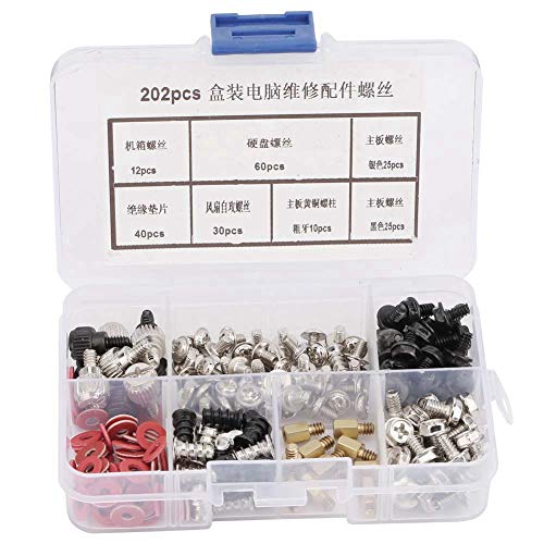 Premium PC & Electronics Repair Screws Kit - Assorted Computer Screws for Laptop, Desktop, and Device Maintenance - Essential Tools for DIY Tech Repairs & Hardware Upgrades