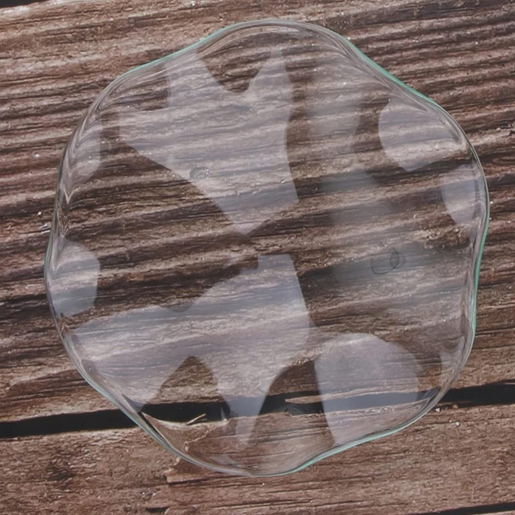 2Pcs Replacement Glass Dish for Oil Warmer & Wax Melt Warmer - 8.5x8.5cm Candle Warmer Bowl Plate Tray - Perfect for Aromatherapy, Home Fragrance & Scented Wax Melts