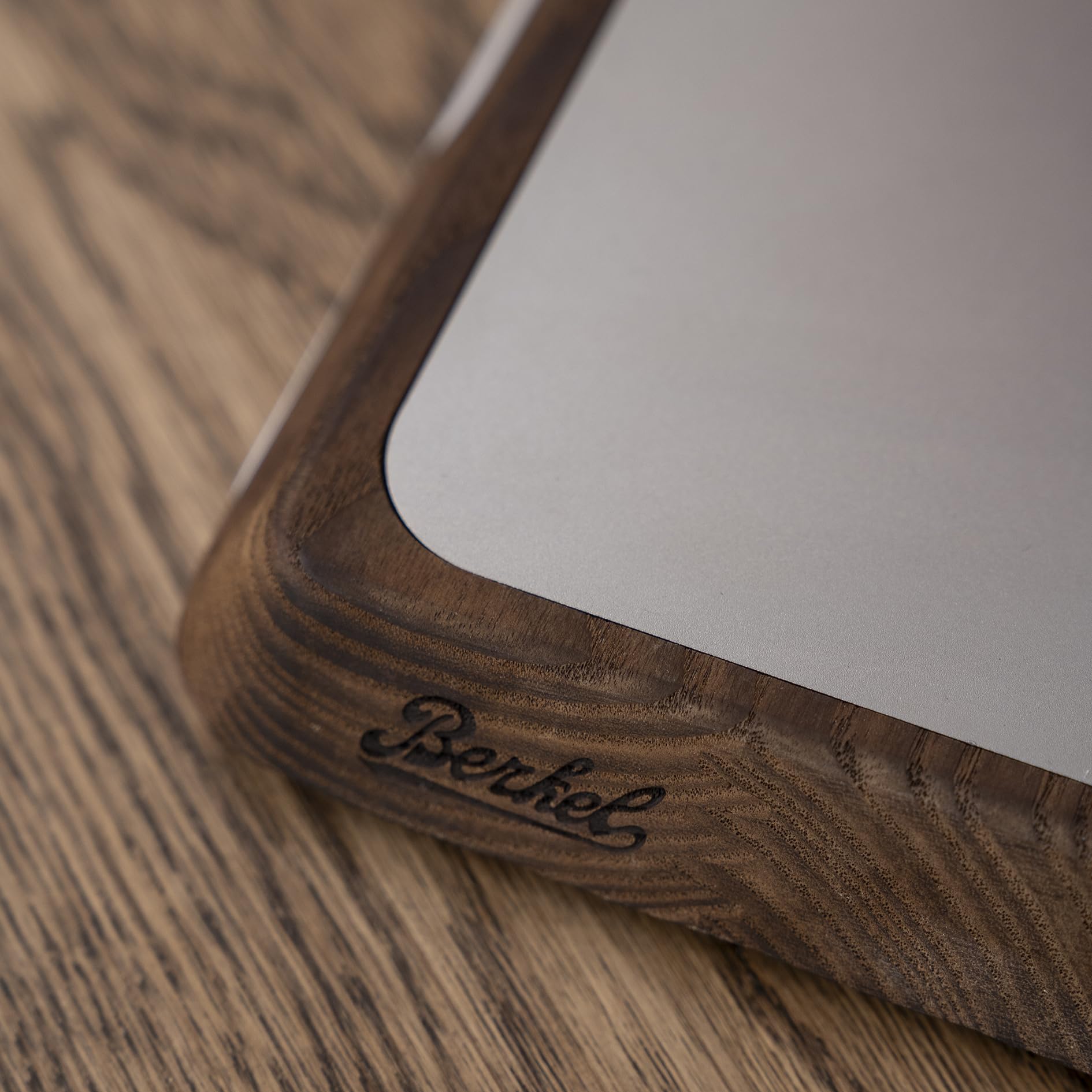 Premium Berkel Presenting Board for Red Line 250 Slicers - Solid Wood Base with Stainless Steel Plate - Perfect for Displaying Meat, Prosciutto, Cheese & Vegetables - Handcrafted in Italy - Ideal for Deli Counters, Charcuterie Boards & Gourmet Food Presentation