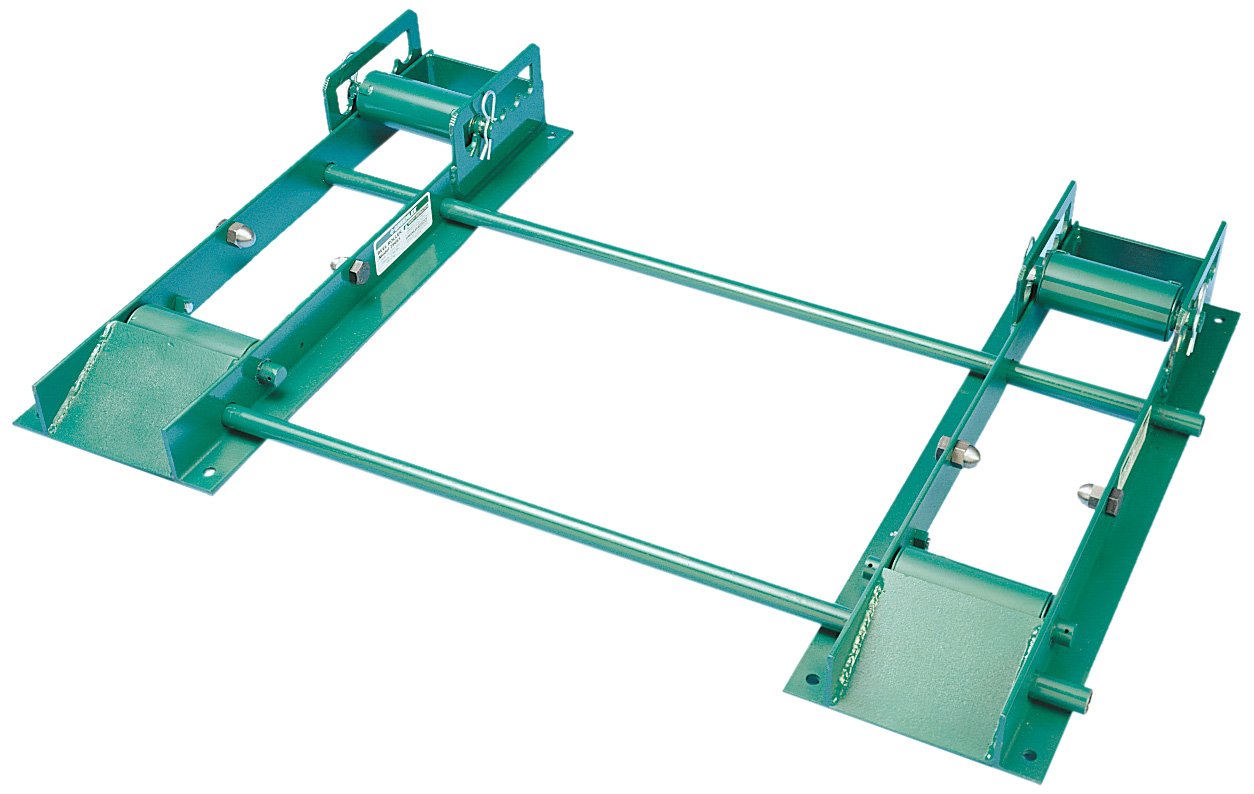 Greenlee 39666 Reel Roller Kit - Professional Cable Pulling Tool for Electricians | Perfect for Wire Installation & Maintenance in Commercial & Industrial Settings