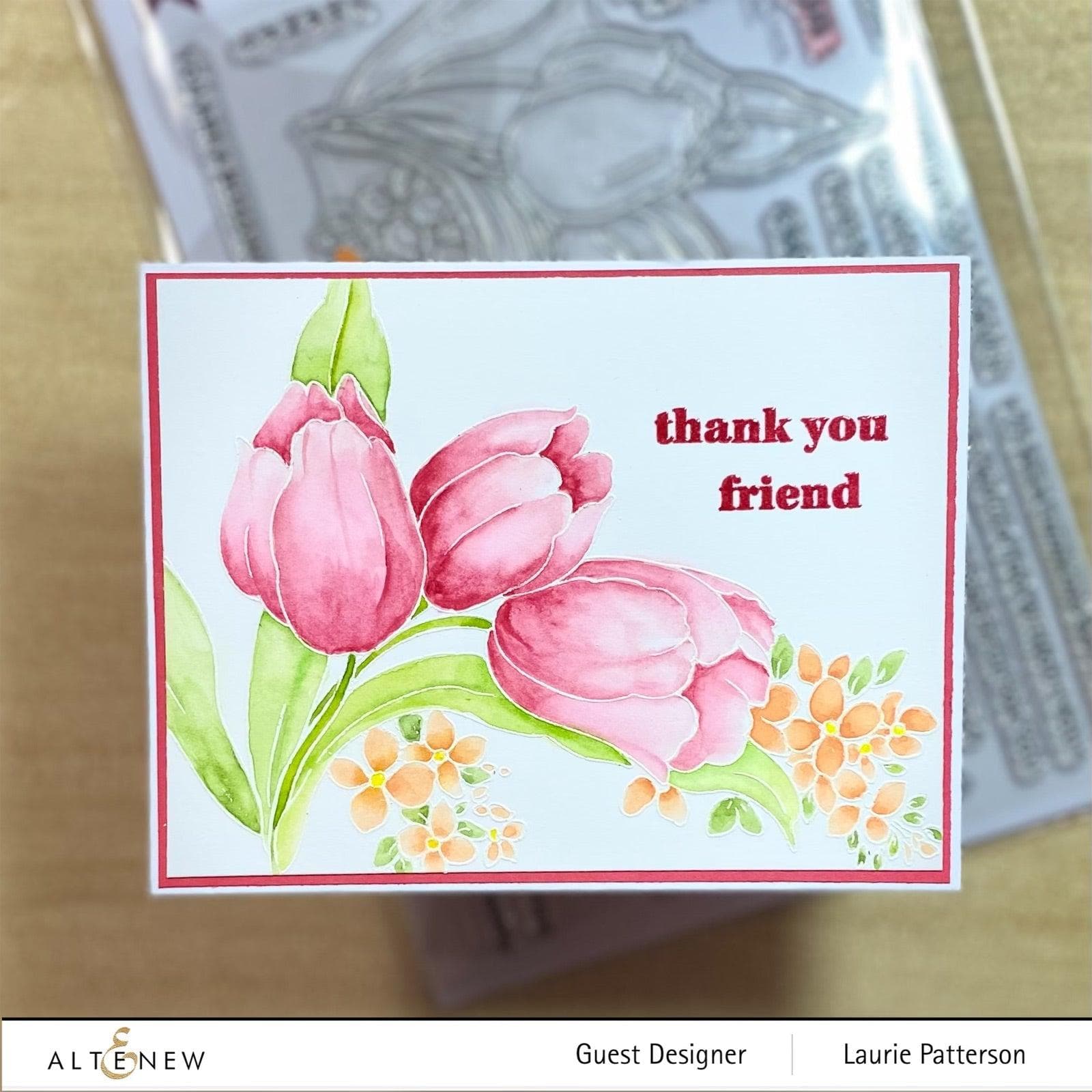 Build a Garden: Tulips & Friends Die-Cut Bundle for Card Making & Scrapbooking - Perfect for DIY Greeting Cards, Home Decor, and Paper Crafts