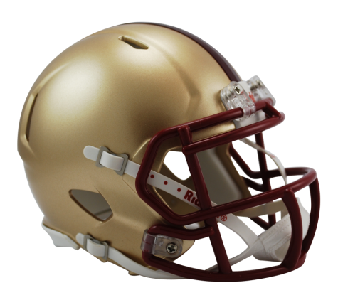 Boston College Golden Eagles Riddell Speed Mini Helmet - Authentic NCAA Football Collectible - Perfect for Fans, Sports Memorabilia Display, and Game Room Decor