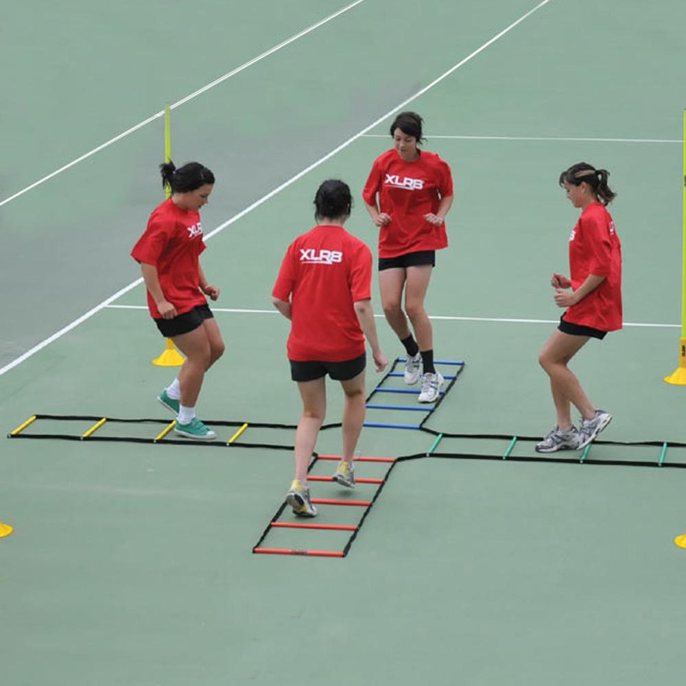 XLR8 Multi-Colored Fastfoot Ladder - Lightweight & Durable Agility Training Equipment for Soccer, Football & Speed Drills - Perfect for Athletes & Fitness Enthusiasts