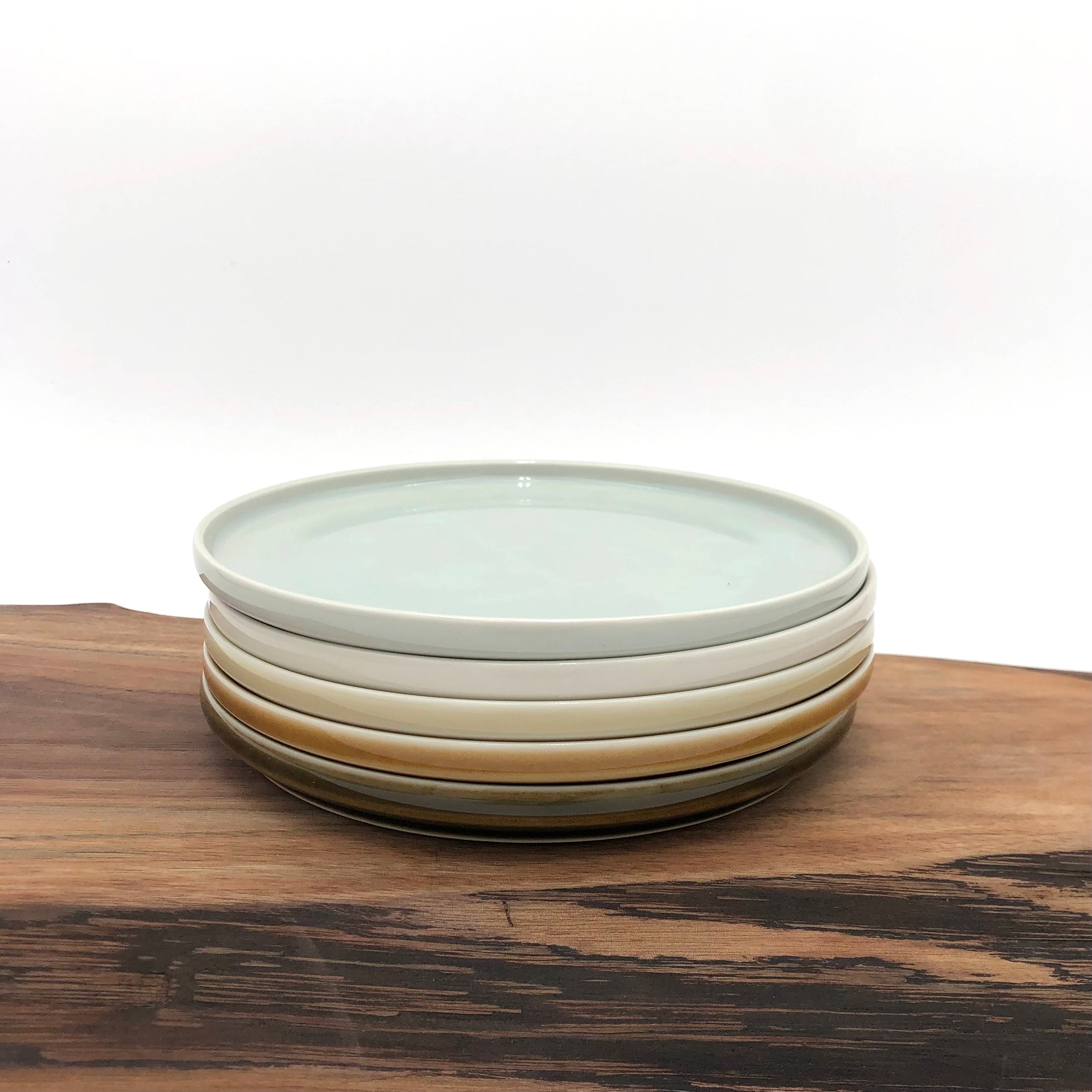 TRIPWARE Japan Recycled Stoneware Ceramics Large Flat Dish - Eco-Friendly Dinner Plate for Sushi, Appetizers & Serving (Assorted Colors) - Perfect for Japanese Cuisine, Party Platters & Home Decor