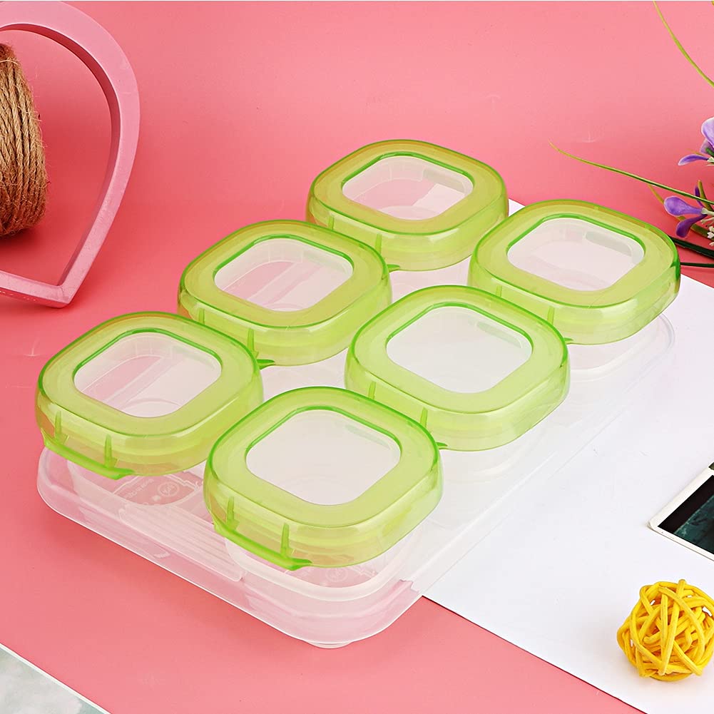 Baby Snack Containers - BPA-Free, Microwave & Dishwasher Safe, Freezer & Fridge Storage with Lids | Impact-Resistant Small Food Containers for Babies | Perfect for Home, Kitchen, Travel & Daycare Use