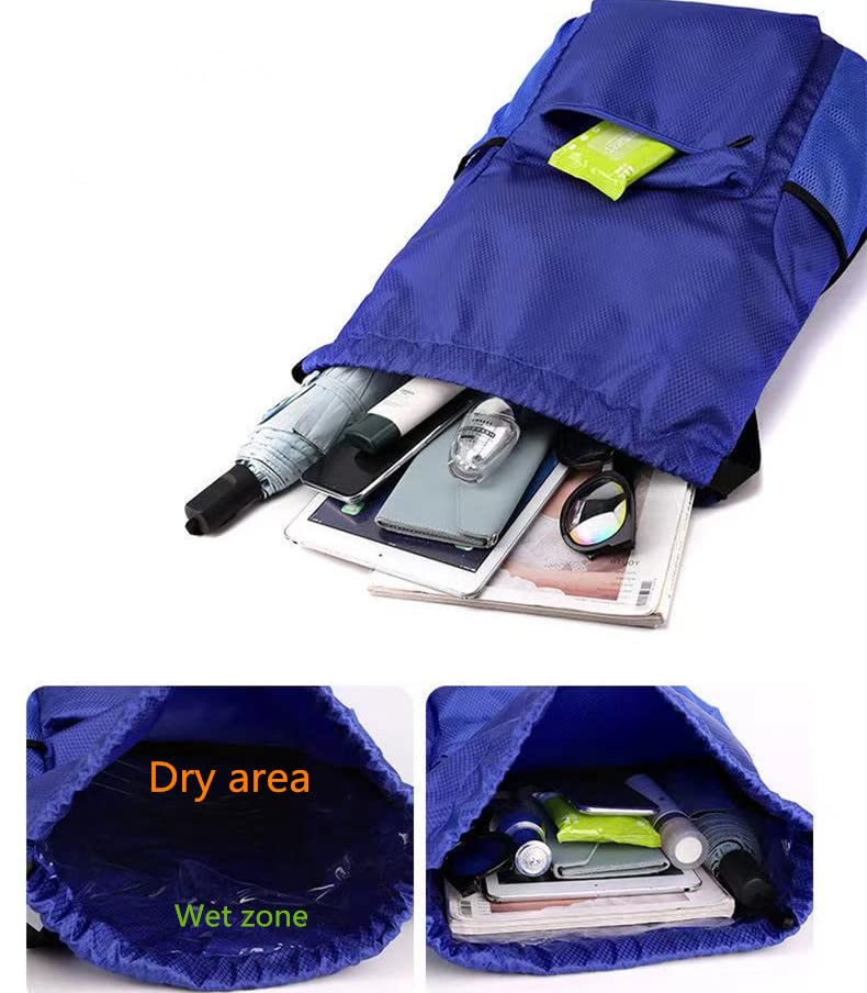 Geboldil Drawstring Bag - Waterproof Sports & Fitness Backpack for Gym, Travel & Shopping - Personalized Casual Backpack for Men & Women