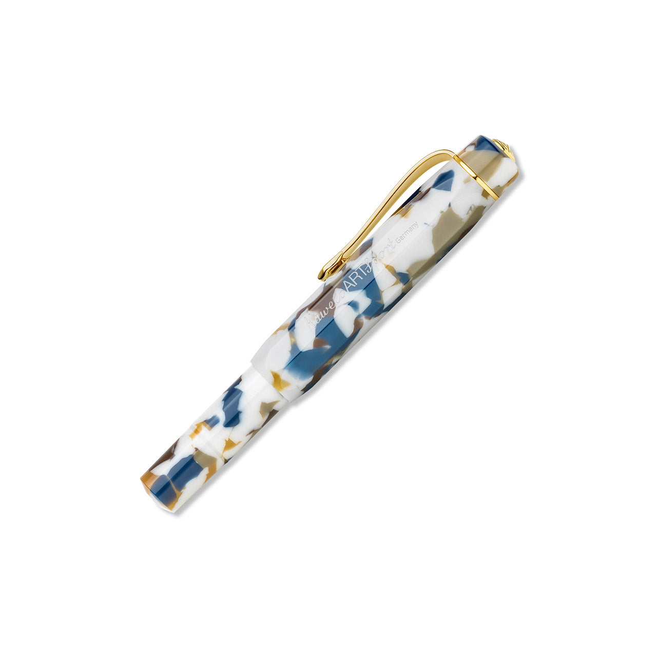 Premium Art Sport Fountain Pen with Terrazzo Design - Elegant Writing Instrument for Calligraphy, Journaling & Gift Giving