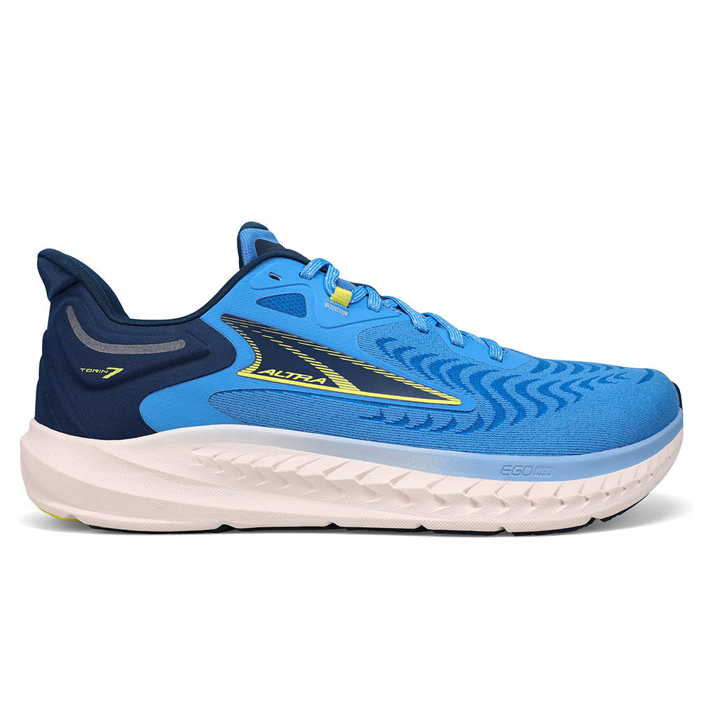 Men's Altra Torin 7 Running Shoes - Lightweight & Cushioned for Road Running - Blue Color - Size 8 D Medium - Perfect for Marathon Training & Daily Jogging