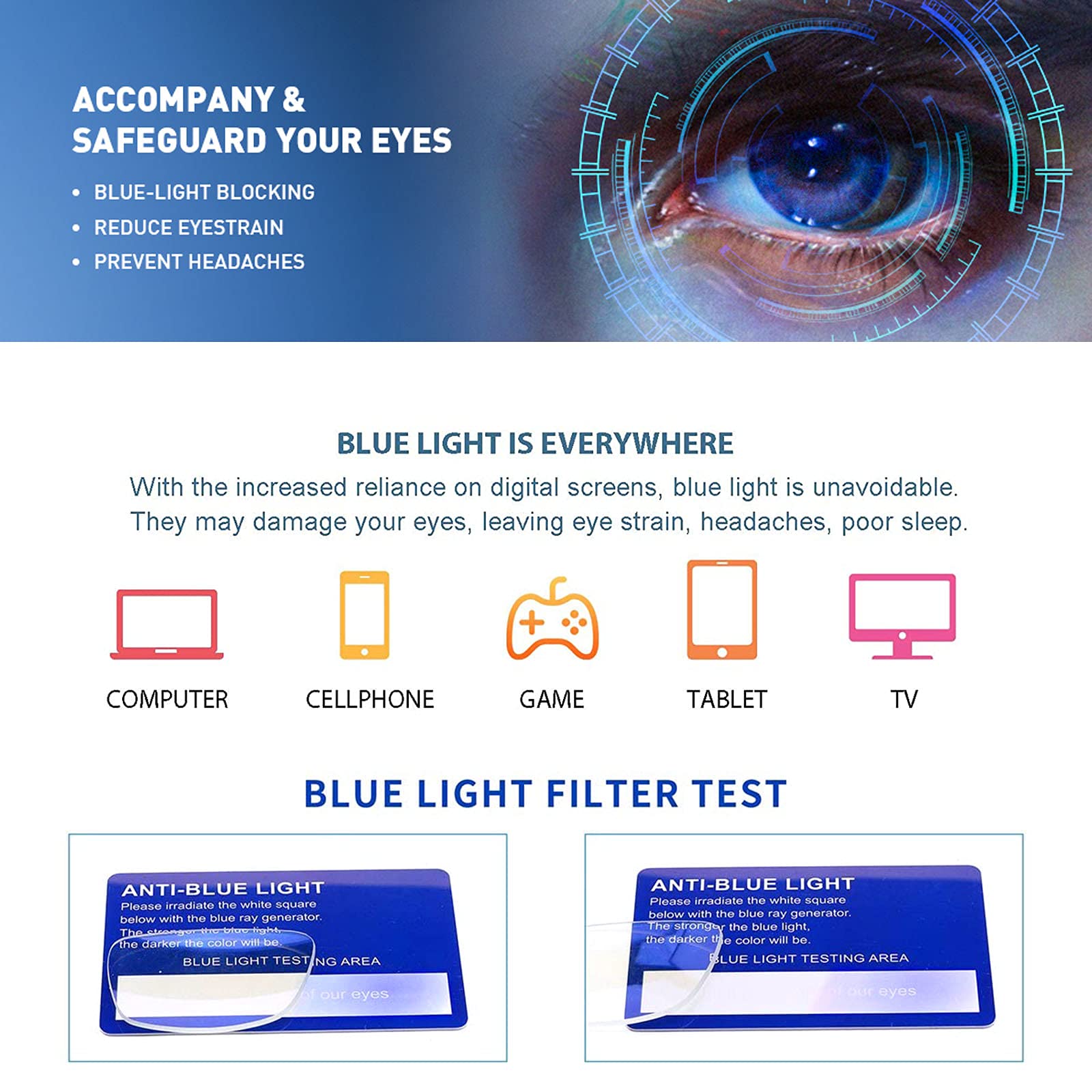 Henotin 3 Pack Blue Light Blocking Reading Glasses - Anti UV Computer Eyewear with Spring Hinge for Men & Women (Mixed Colors, +2.75 Magnification) - Perfect for Office Work, Gaming & Screen Time Protection