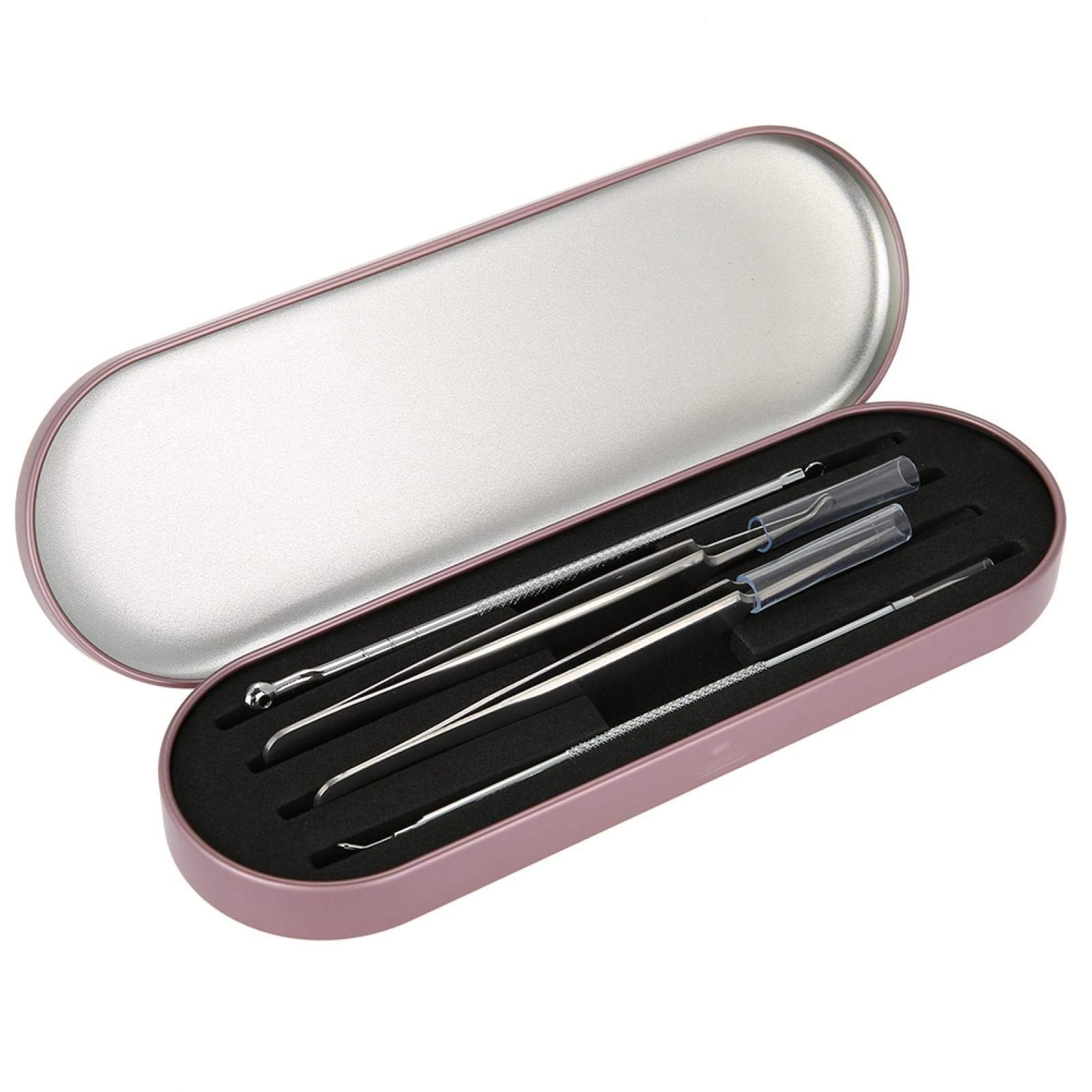 Premium Eyelash Extension Tweezers Storage Case - Pink Makeup Tool Organizer Box for Tweezers, Scissors, Lash Brushes & Eyeliners | Perfect for Salon Professionals & DIY Lash Artists at Home