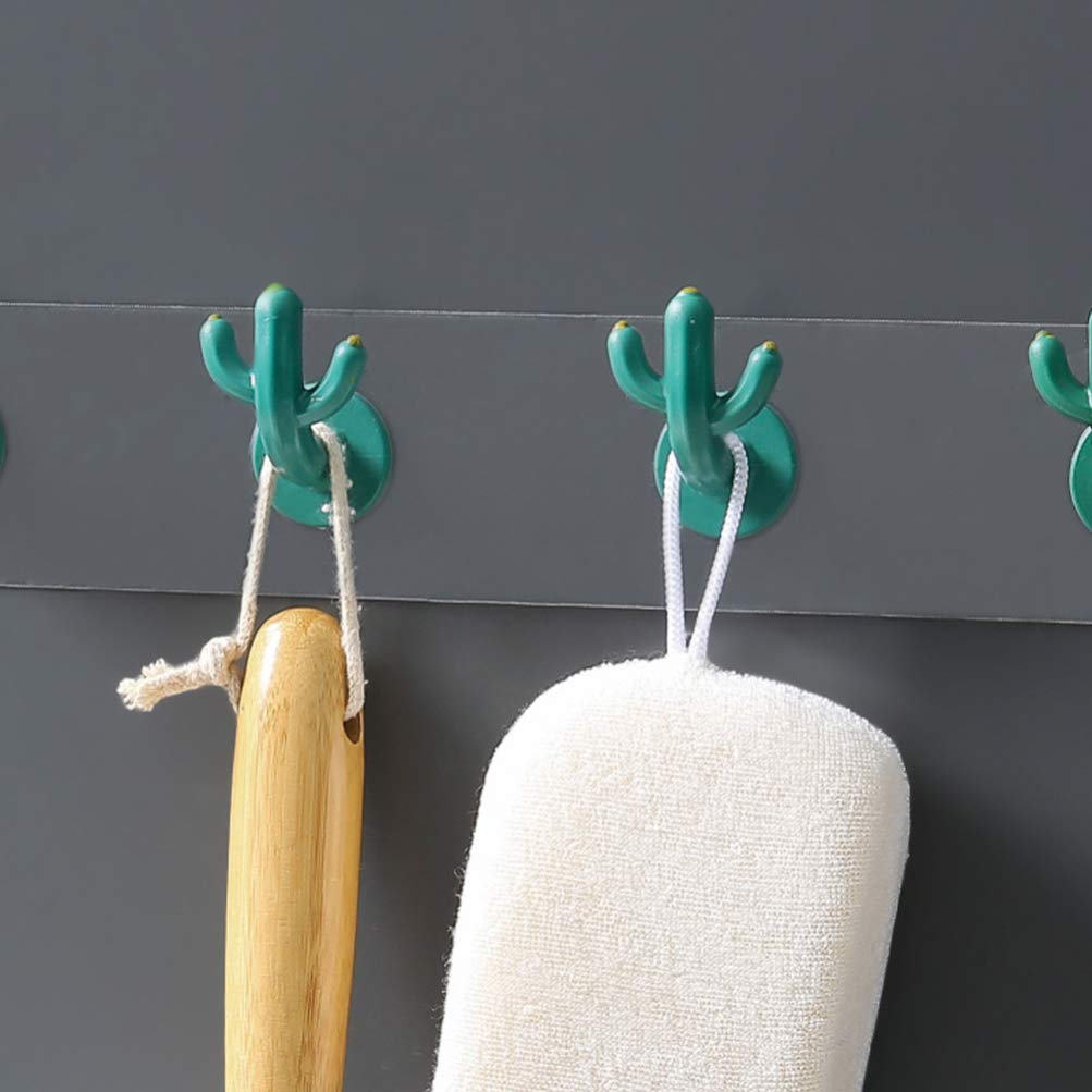 Vintage Wall Hooks with 4 Hangers - Heavy Duty Adhesive Mounted Hooks for Coats, Bags & Towels - No Nails Needed - Perfect for Bedroom, Bathroom & Entryway Organization
