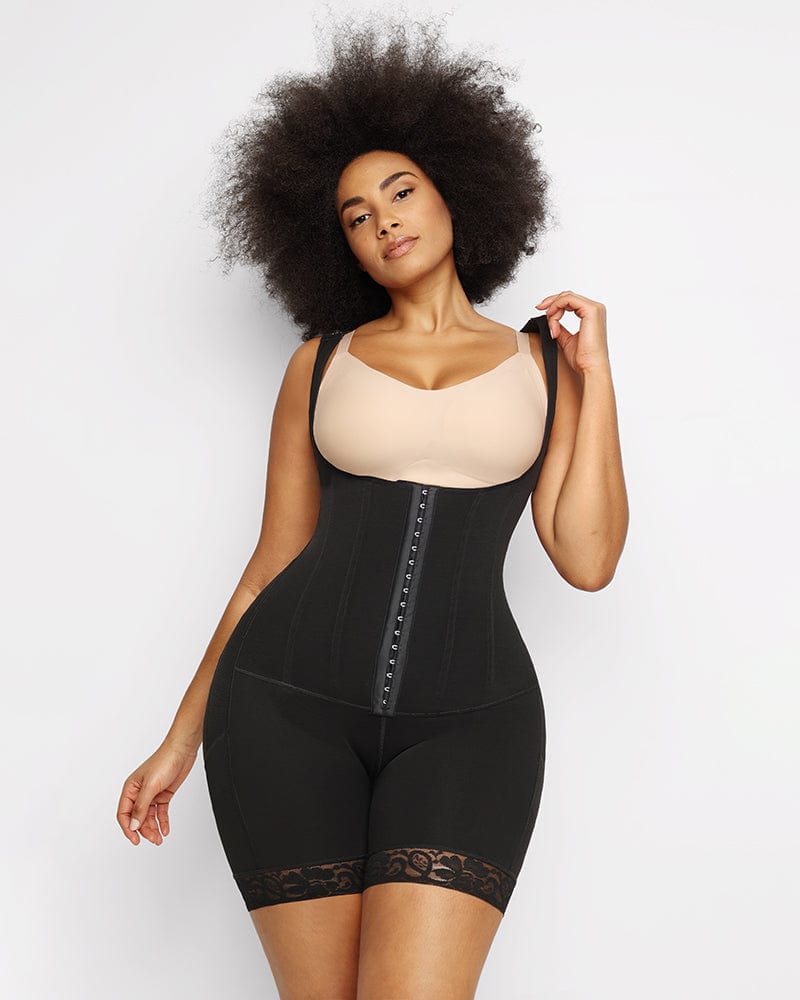 AirSlim® Flexible Boning Full Bodysuit Shapewear for Women - Tummy Control & Waist Cincher - Perfect for Dresses, Wedding, and Special Occasions
