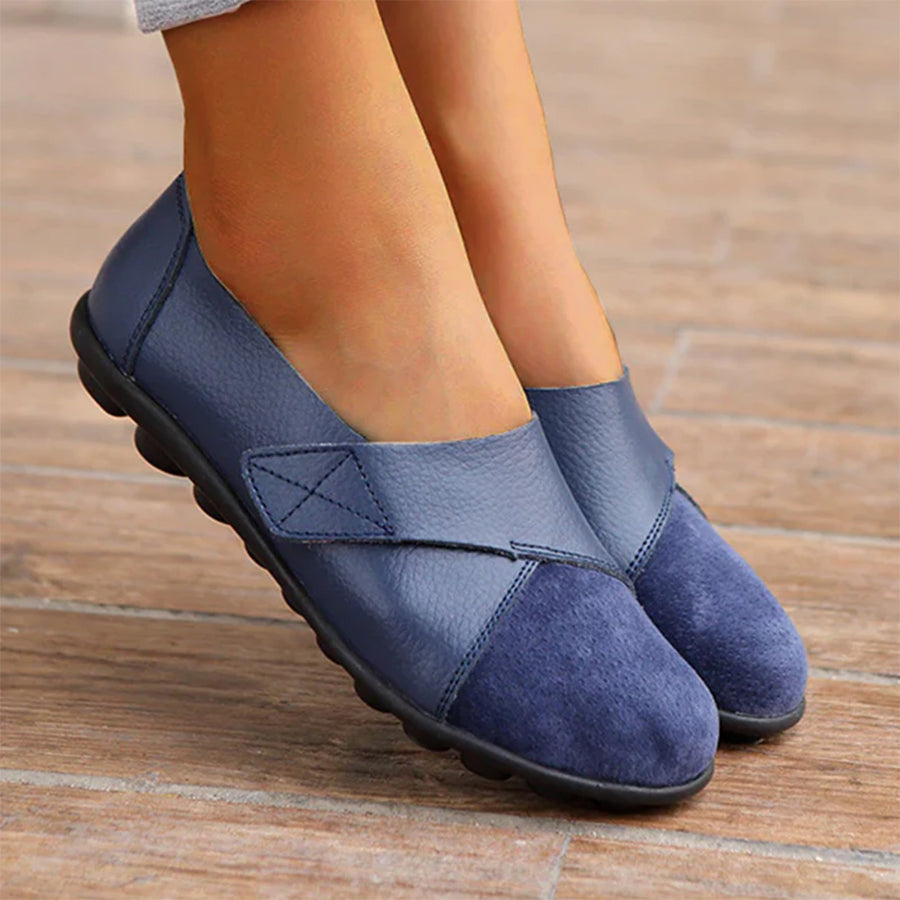 Genuine Comfy Leather Loafers for Men & Women - Slip-On Casual Shoes for Work, Travel & Everyday Wear