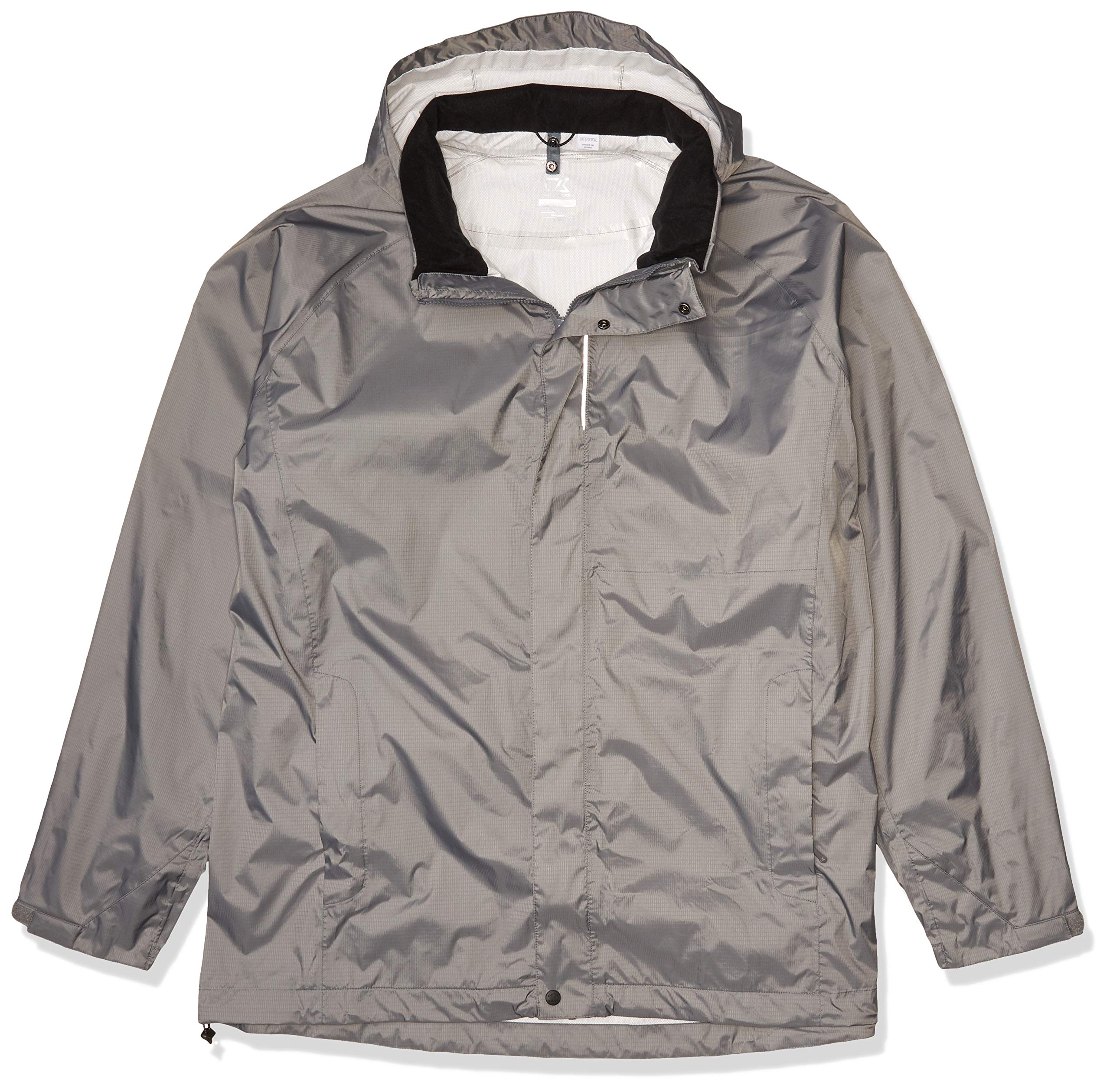 Cutter & Buck Men's Big & Tall Hooded Trailhead Jacket - Waterproof Windbreaker for Hiking & Outdoor Adventures