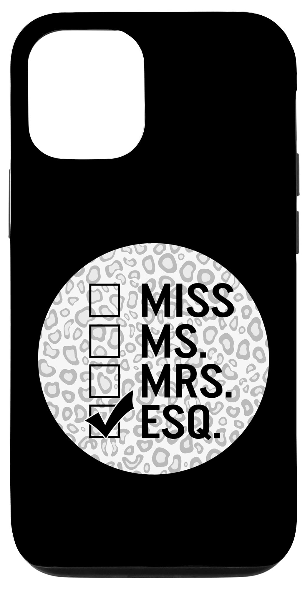 iPhone 12/12 Pro Case for Women - Elegant Lawyer Design for Attorneys, Law Students & Professionals | Perfect for Court, Office & Daily Use