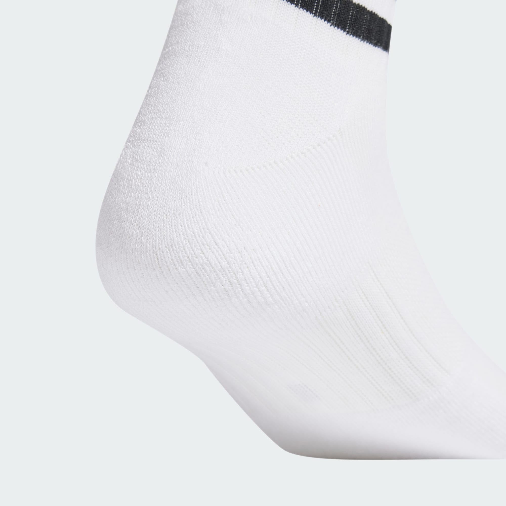 Adidas Unisex 3-Stripes Cushioned Athletic Socks - 3 Pairs Pack for Running, Gym & Everyday Comfort - Breathable Mid-Cut Sports Socks for Men & Women