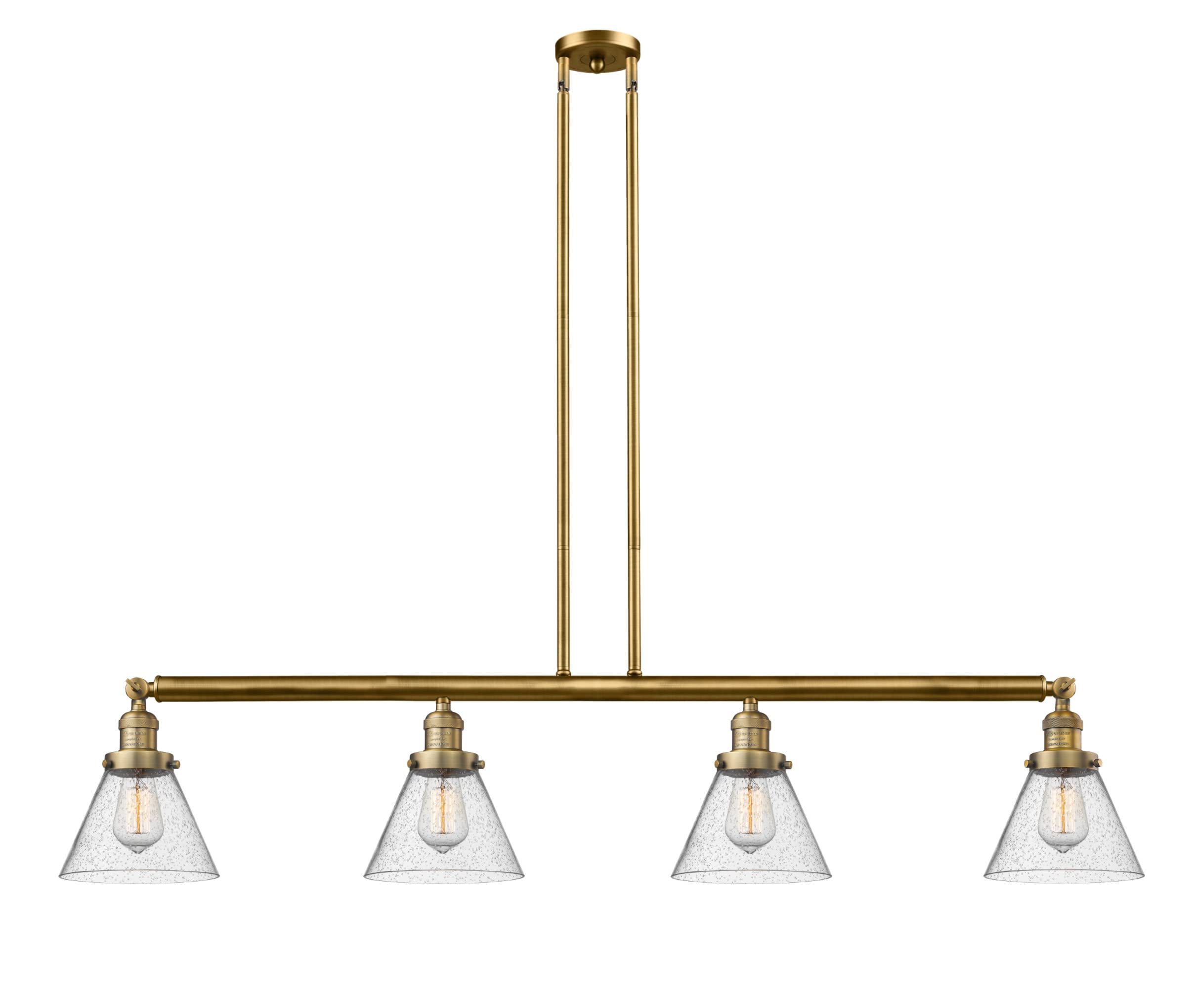 214-Piece G41 Large Cone 3-Light Island Pendant Light in Polished Chrome - Perfect for Kitchen Islands, Dining Rooms, and Modern Home Lighting