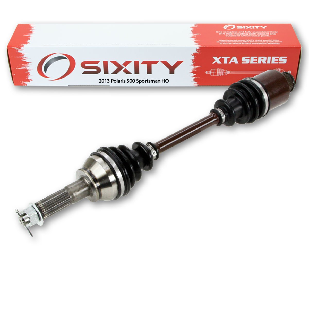 Sixity XTA Rear Left Axle for Polaris Sportsman 500 HO 2013 (A13MH50AJ/AQ/AX/AZ) - 4X4 ATV Replacement Part for Off-Roading & Trail Riding