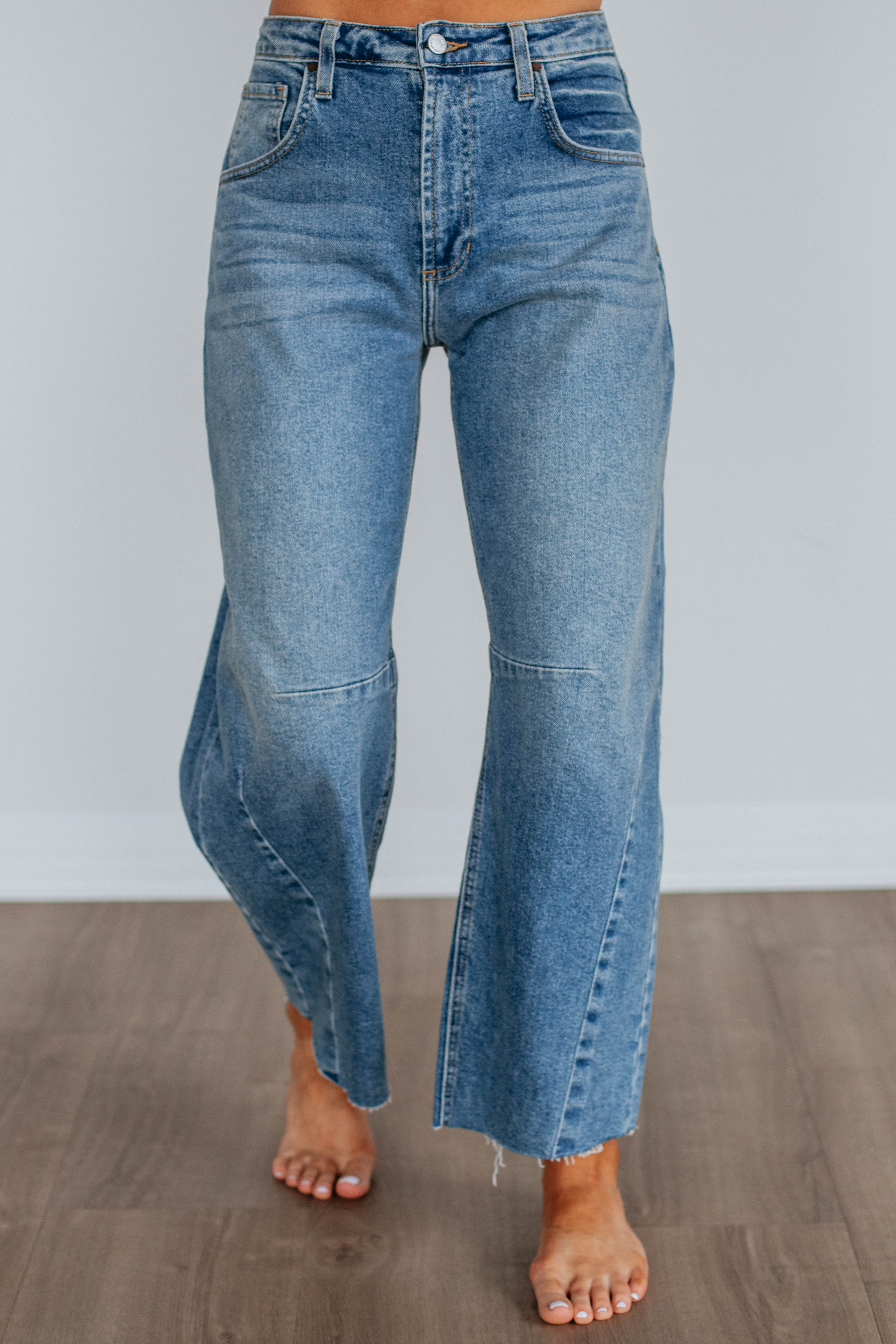 Beatrix JBD Jeans for Women - Medium Wash Denim Jeans | Comfortable & Stylish for Casual Wear, Office & Everyday Outfits